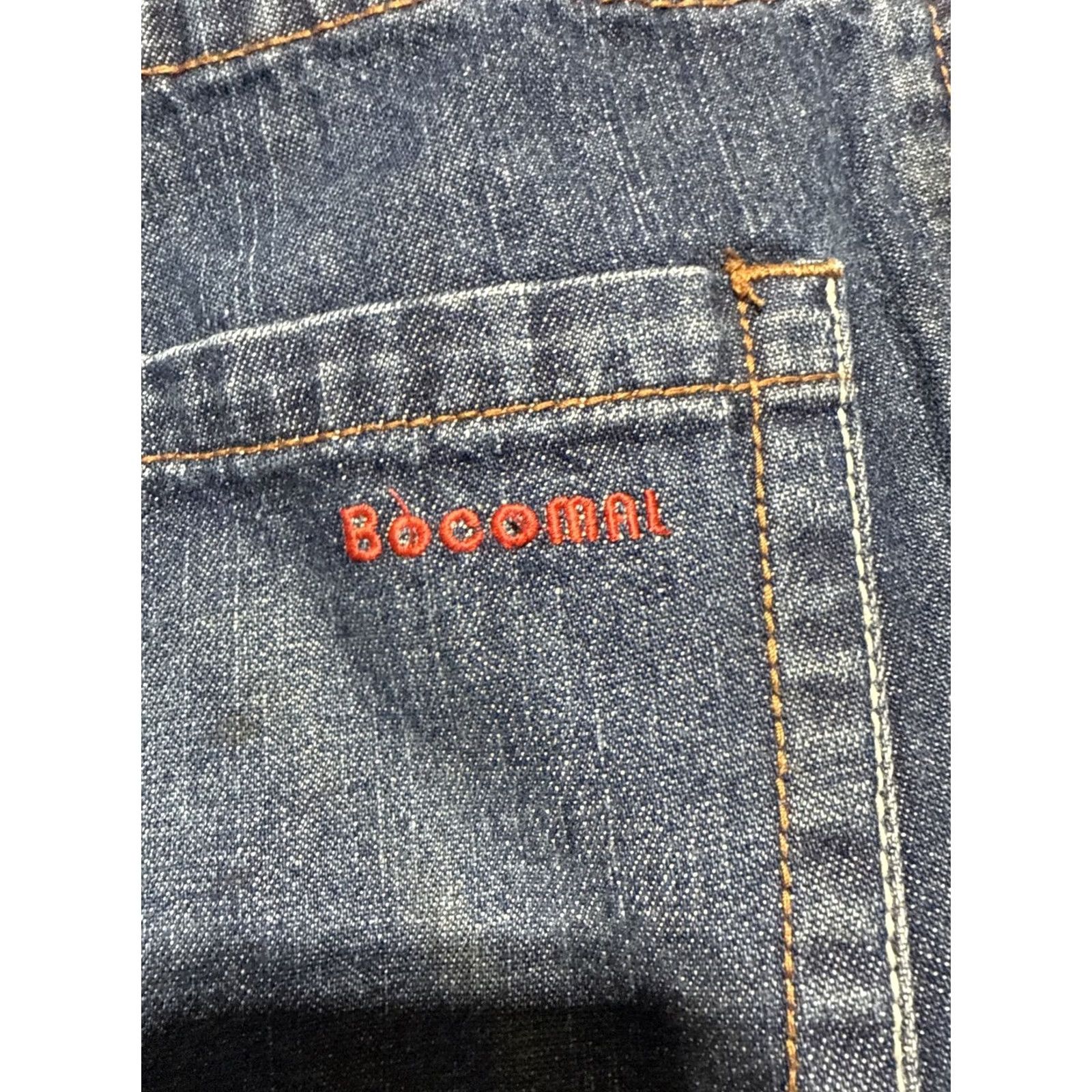 Vintage Ticomela Bocomal FR Flame-Resistant Jeans Men 34x30 Denim Blue Cotton Regular 30 Inseam Logo Straight Belt Zip Mens Size US 34 / EU 50 - 6 Thumbnail