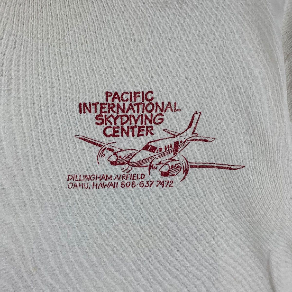 Vintage Vintage HAWAI SKYDIVING CENTER Dillingham Airfield Tee Size US M / EU 48-50 / 2 - 4 Thumbnail
