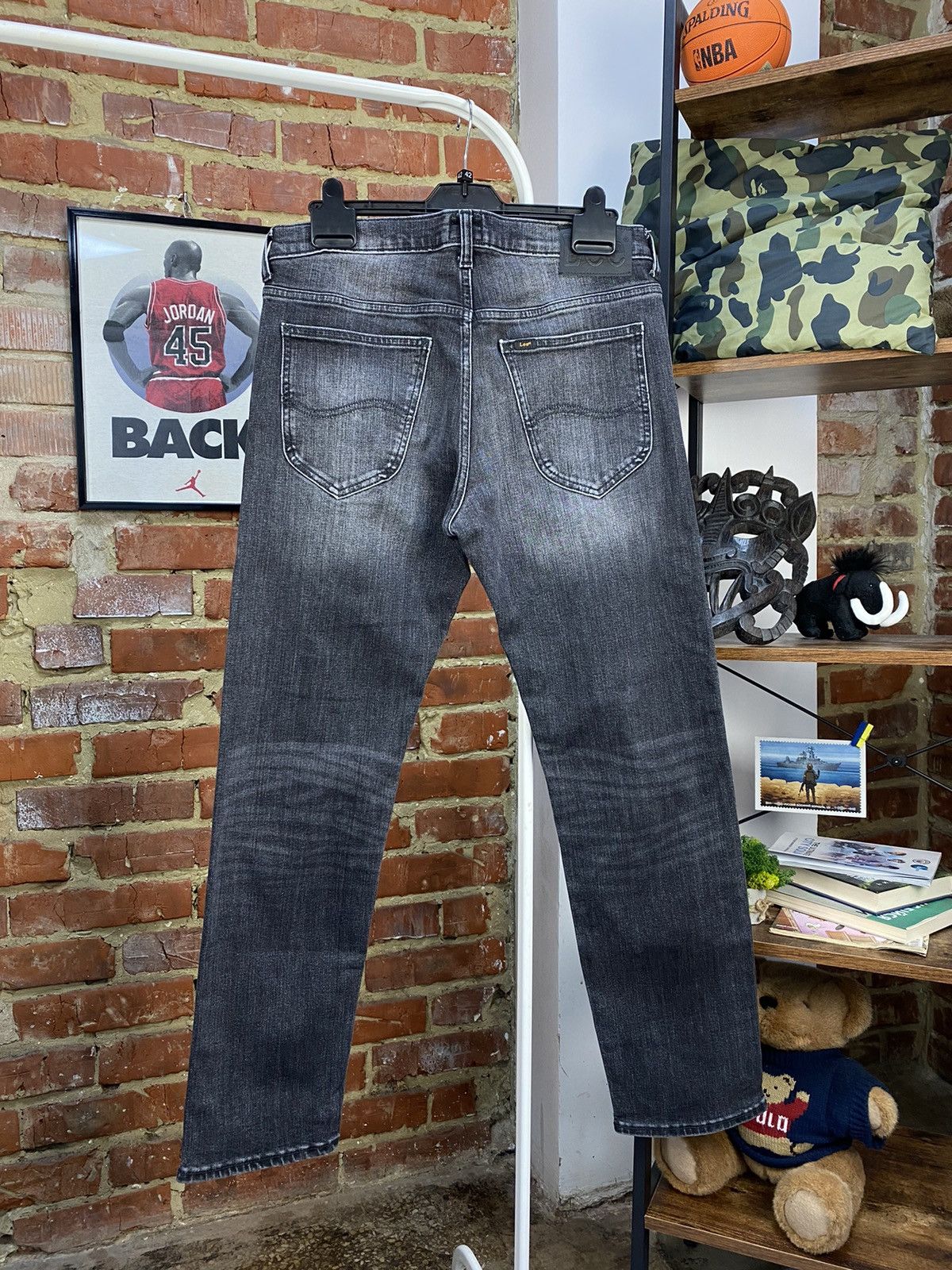 Lee × Vintage Lee Daren Zip Fly Gray Denim Jeans Size US 32 / EU 48 - 2 Thumbnail