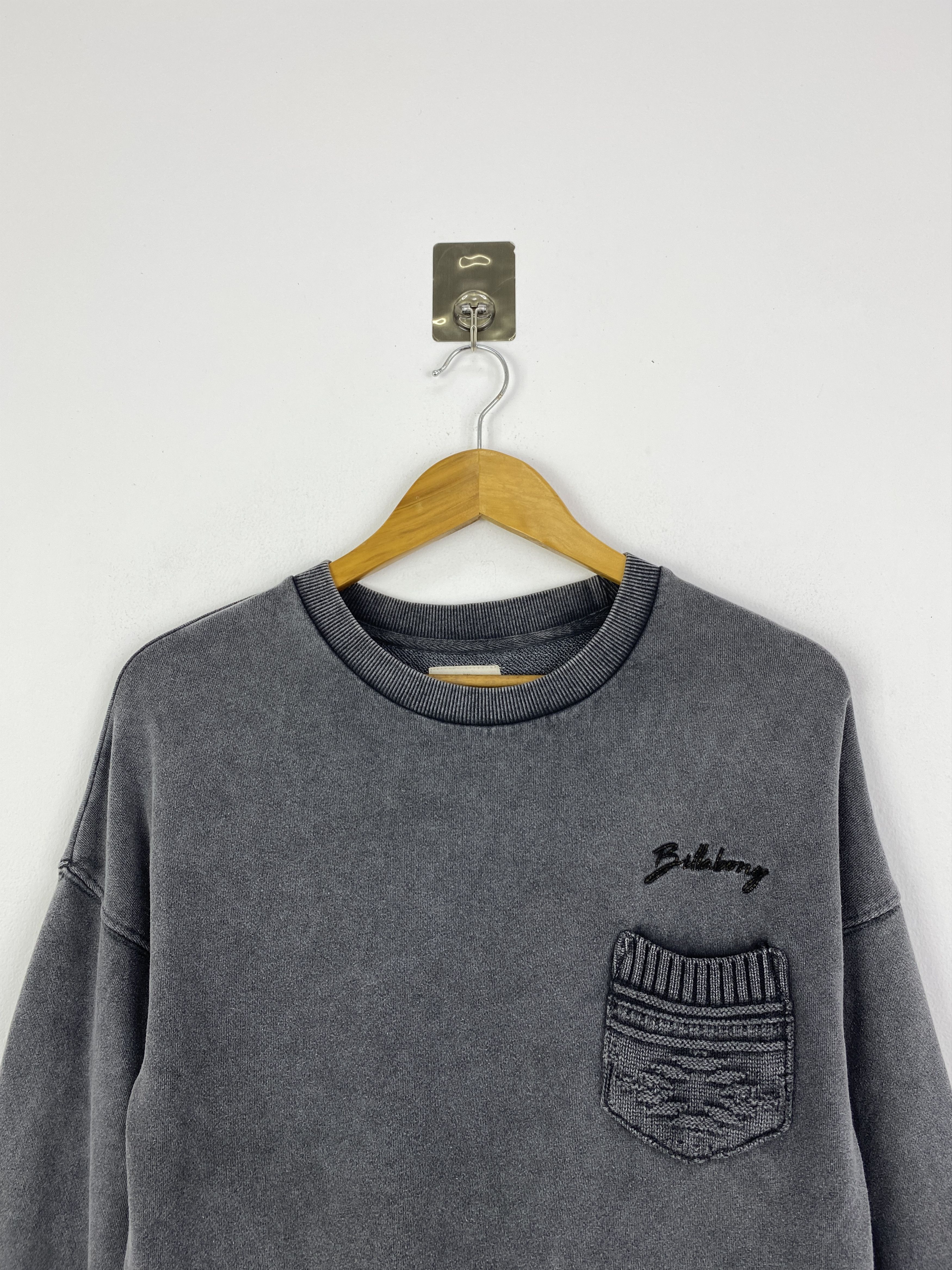 Billabong Vintage Billabong Single Pocket Sweatshirt SH0085 Size US M / EU 48-50 / 2 - 2 Thumbnail