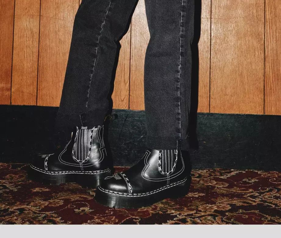 Dr. Martens 2976 GOTHIC AMERICANA PLATFORM CHELSEA Size US 5 / EU 37 - 7 Thumbnail