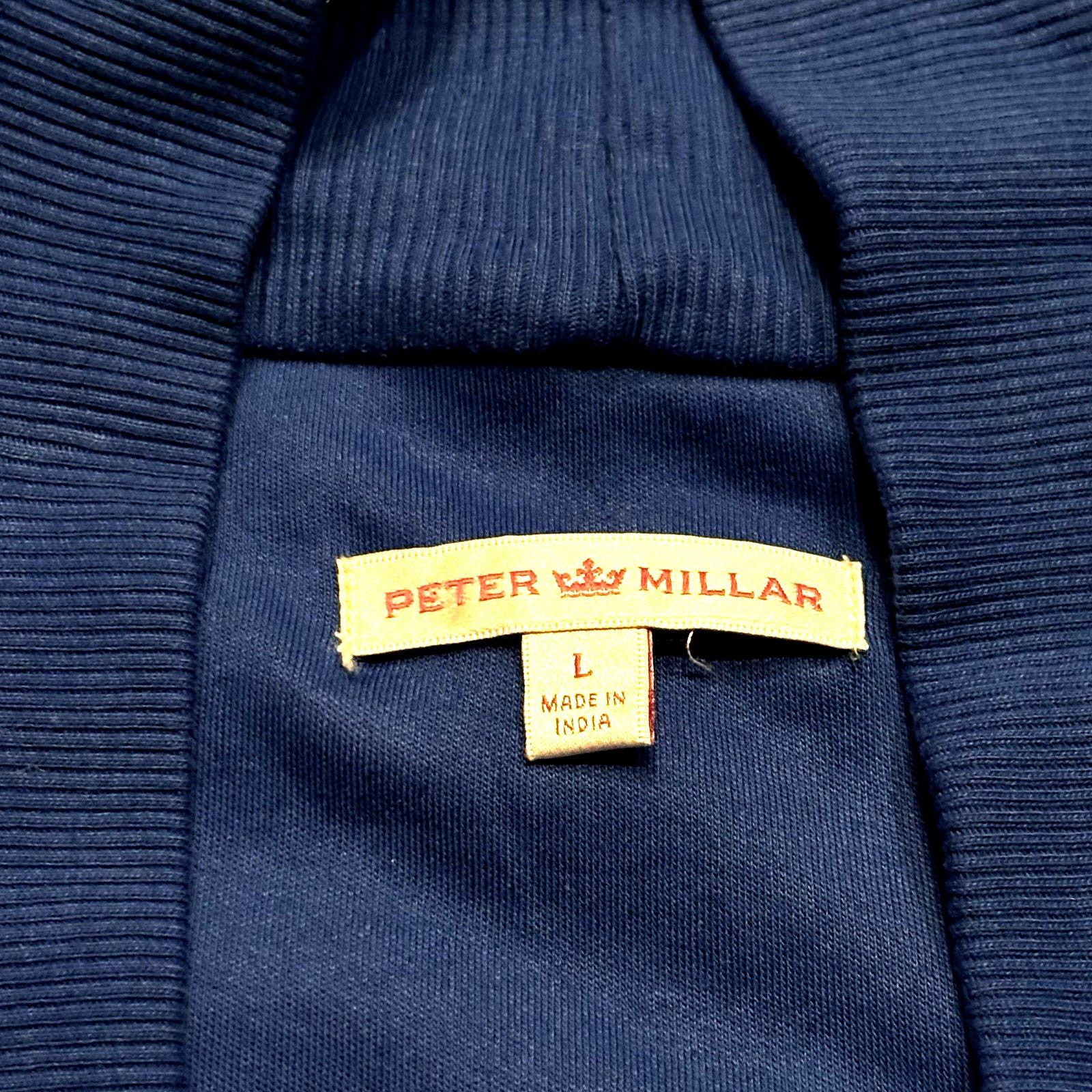 Peter Millar Peter Millar Womens Blue Cotton Open Cardigan Pockets Large* Size S / US 4 / IT 40 - 2 Thumbnail