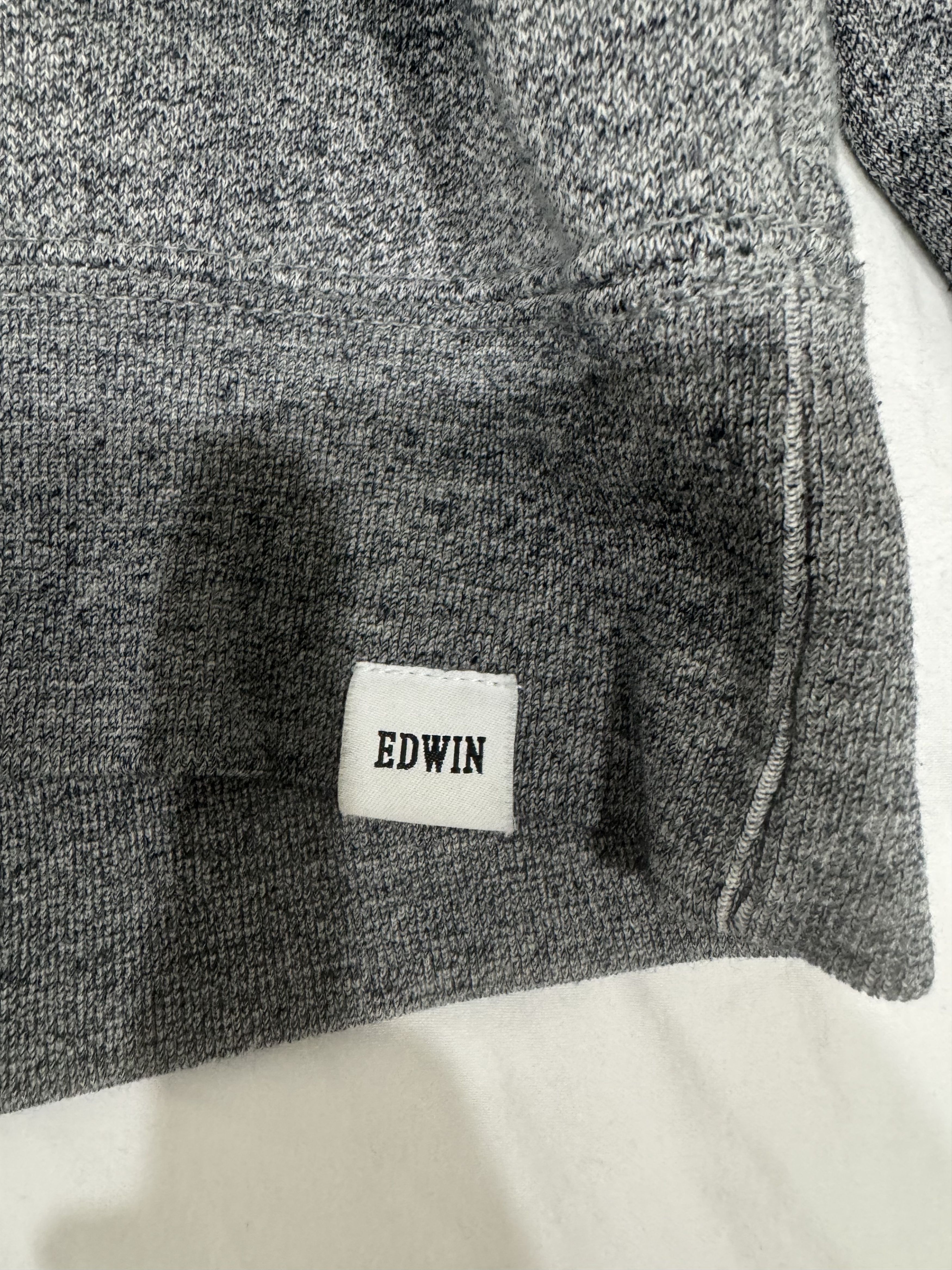 Edwin Edwin Tokyo 100% Cotton Gray Crewneck Sweatshirt Size US M / EU 48-50 / 2 - 4 Thumbnail