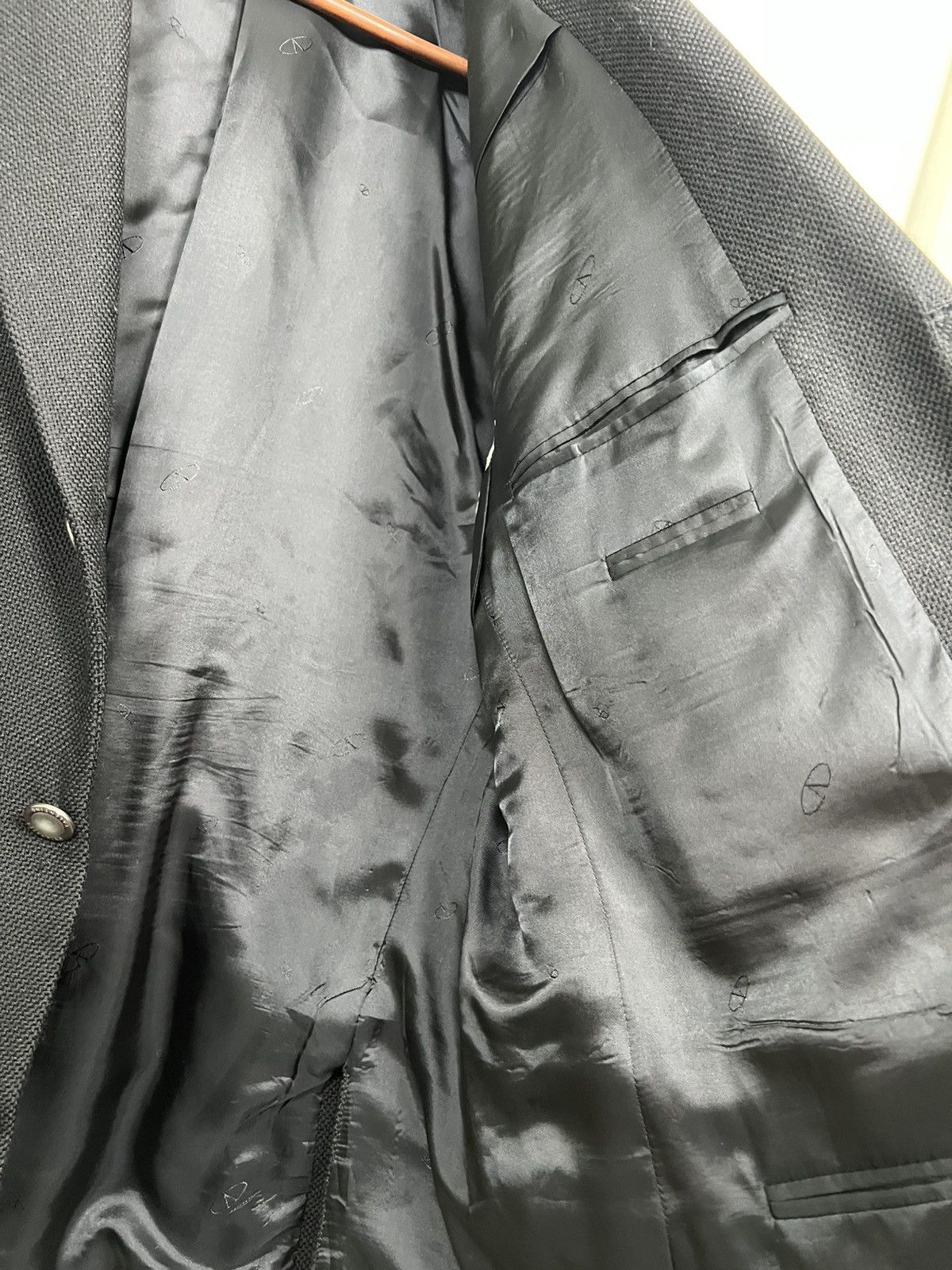 Valentino Woven Black Valentino Blazer Size 42R - 8 Thumbnail