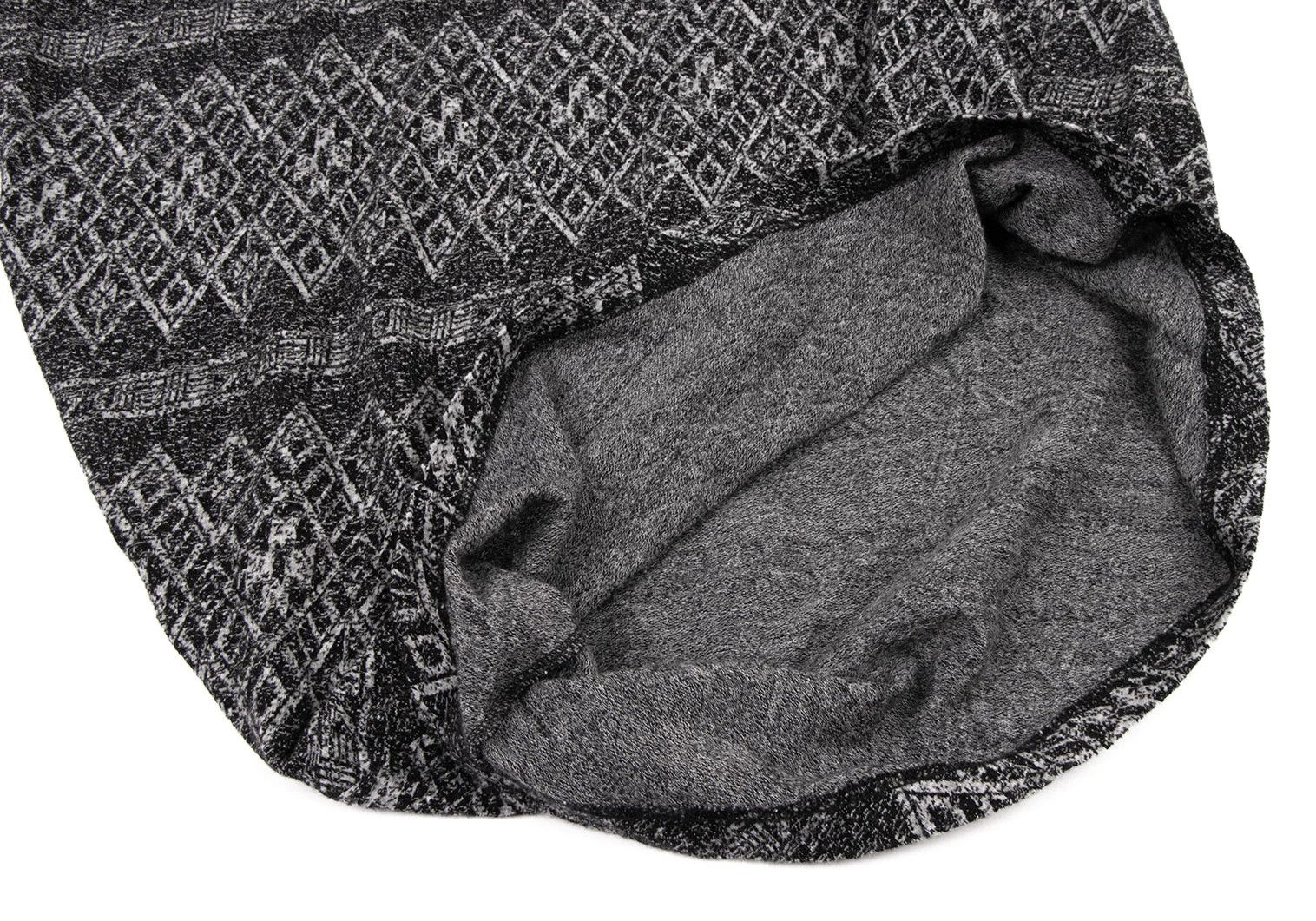 Yohji Yamamoto Yohji Yamamoto Asymmetrical Hem Knit in Black Gray Size US M / EU 48-50 / 2 - 7 Thumbnail