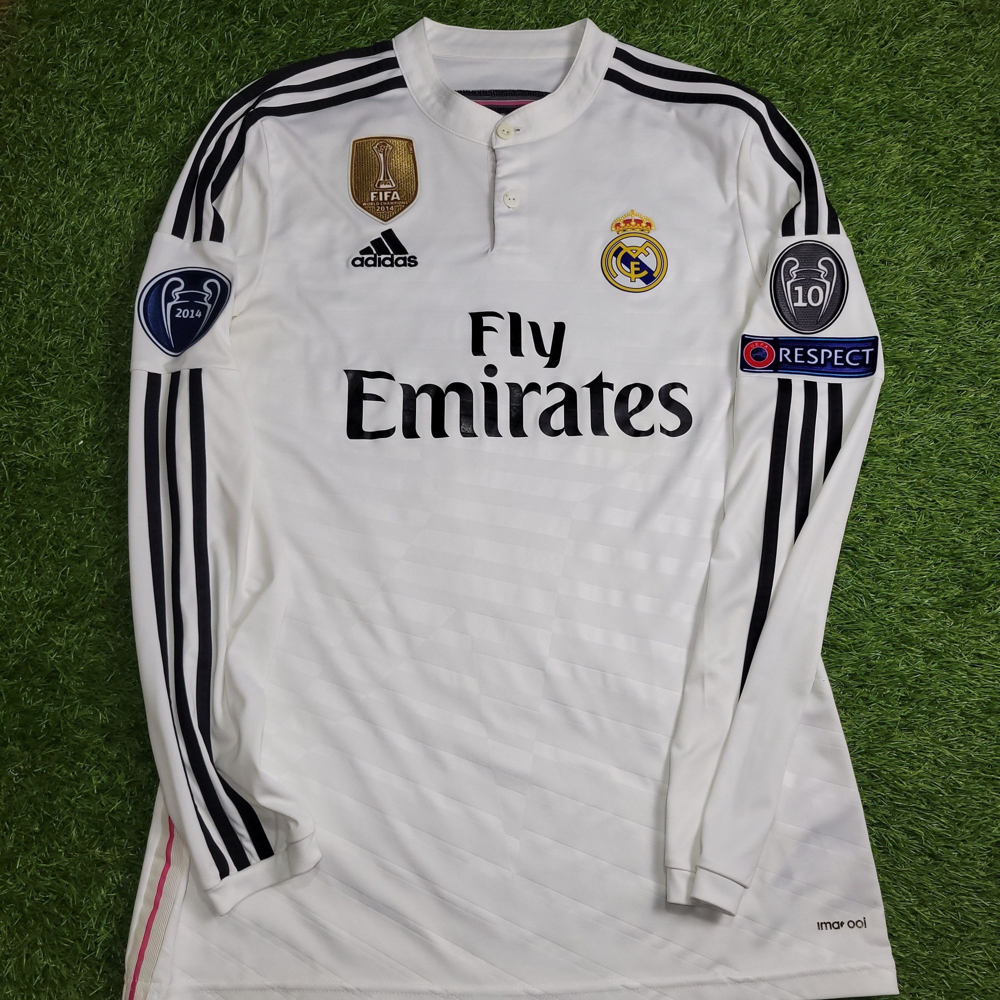 Adidas Ronaldo Real Madrid 2014 2015 Long Sleeve Soccer Jersey L Size US M / EU 48-50 / 2 - 2 Thumbnail