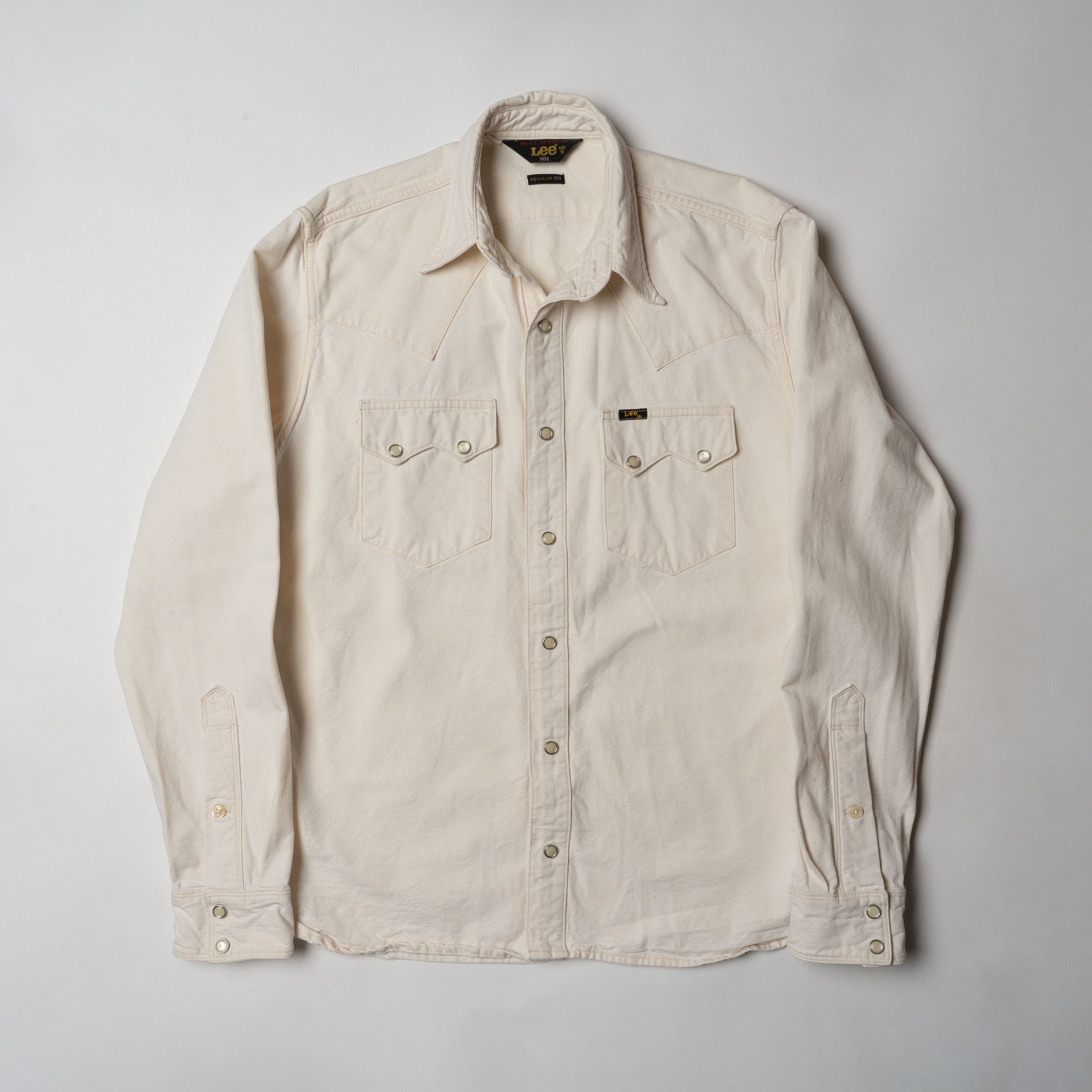 Lee 🔵LEE 101 Rider Shirt Western Snap Button Up with selvage Size US M / EU 48-50 / 2 - 1 Thumbnail