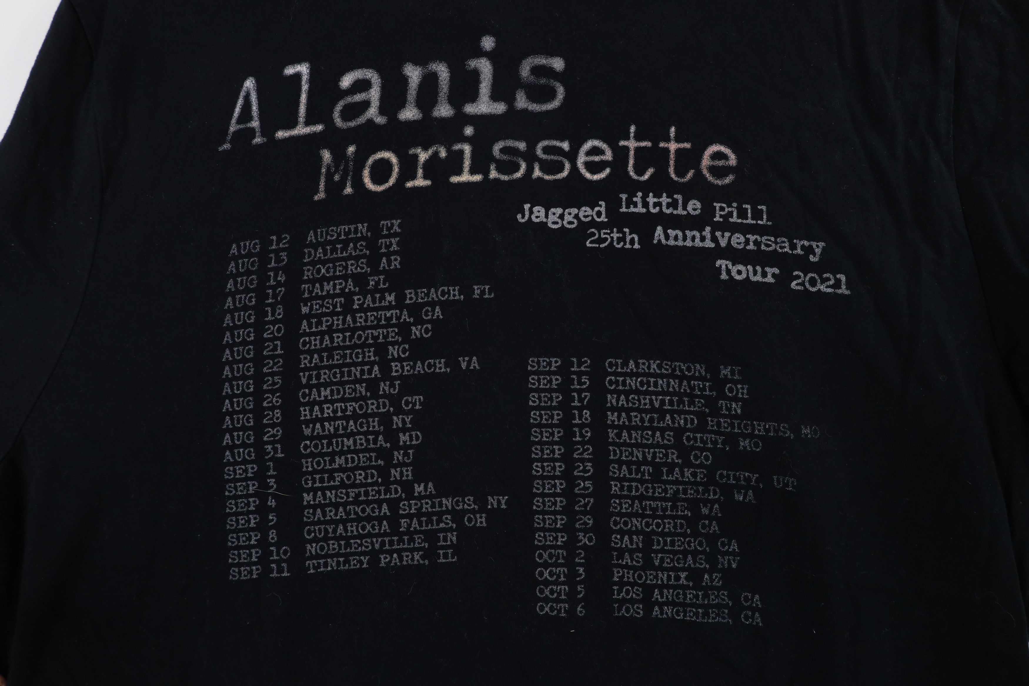 Vintage Y2K Little Pill 25th Anniversary Tour Morissette T-Shirt Size US L / EU 52-54 / 3 - 10 Thumbnail