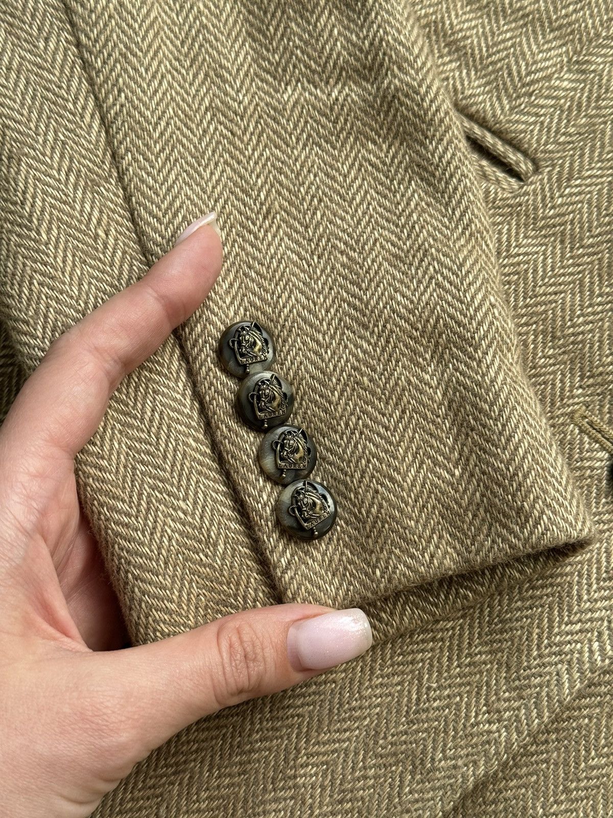 Lauren Ralph Lauren × Ralph Lauren × Vintage Lauren Ralph Lauren tweed blazer Size L / US 10 / IT 46 - 5 Thumbnail