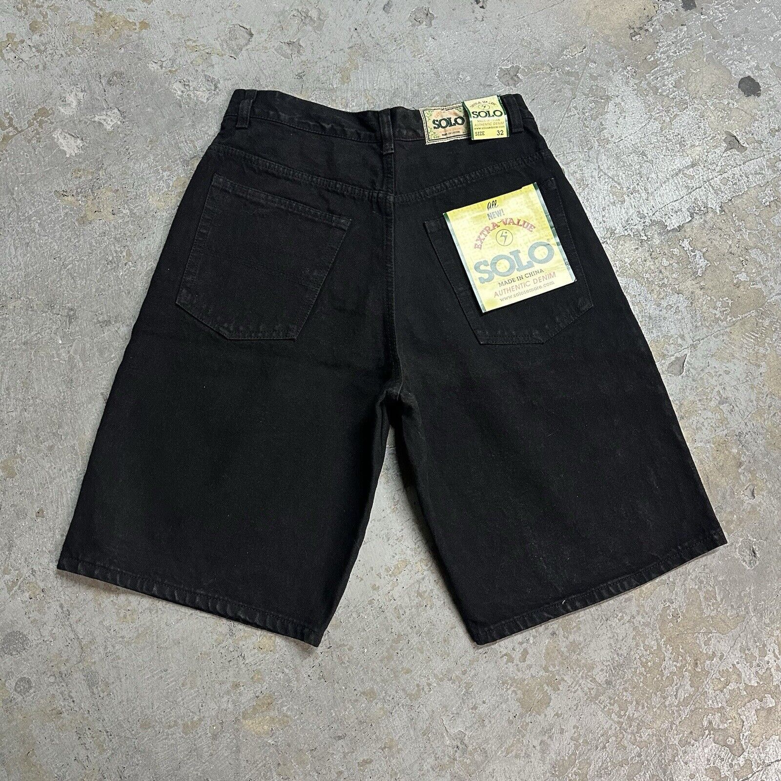 JNCO × Southpole NWT Vintage Solo Semore Baggy Denim Jean Shorts Jorts Sz 32 Size US 32 / EU 48 - 1 Thumbnail