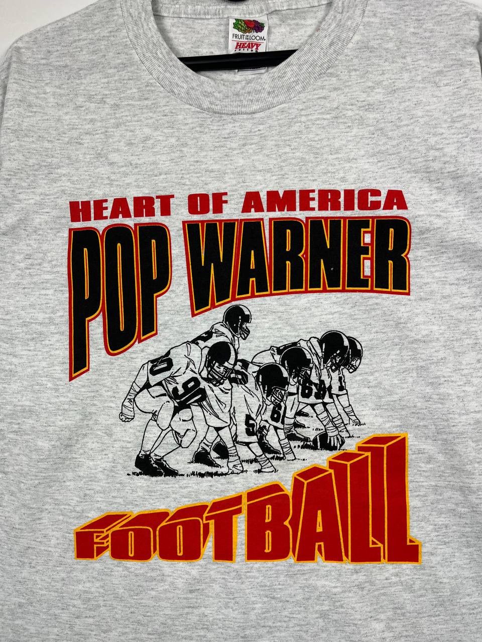 Other Vintage Pop Warner Football Shirt 90s Heart Of America Sz L Size US L / EU 52-54 / 3 - 2 Thumbnail