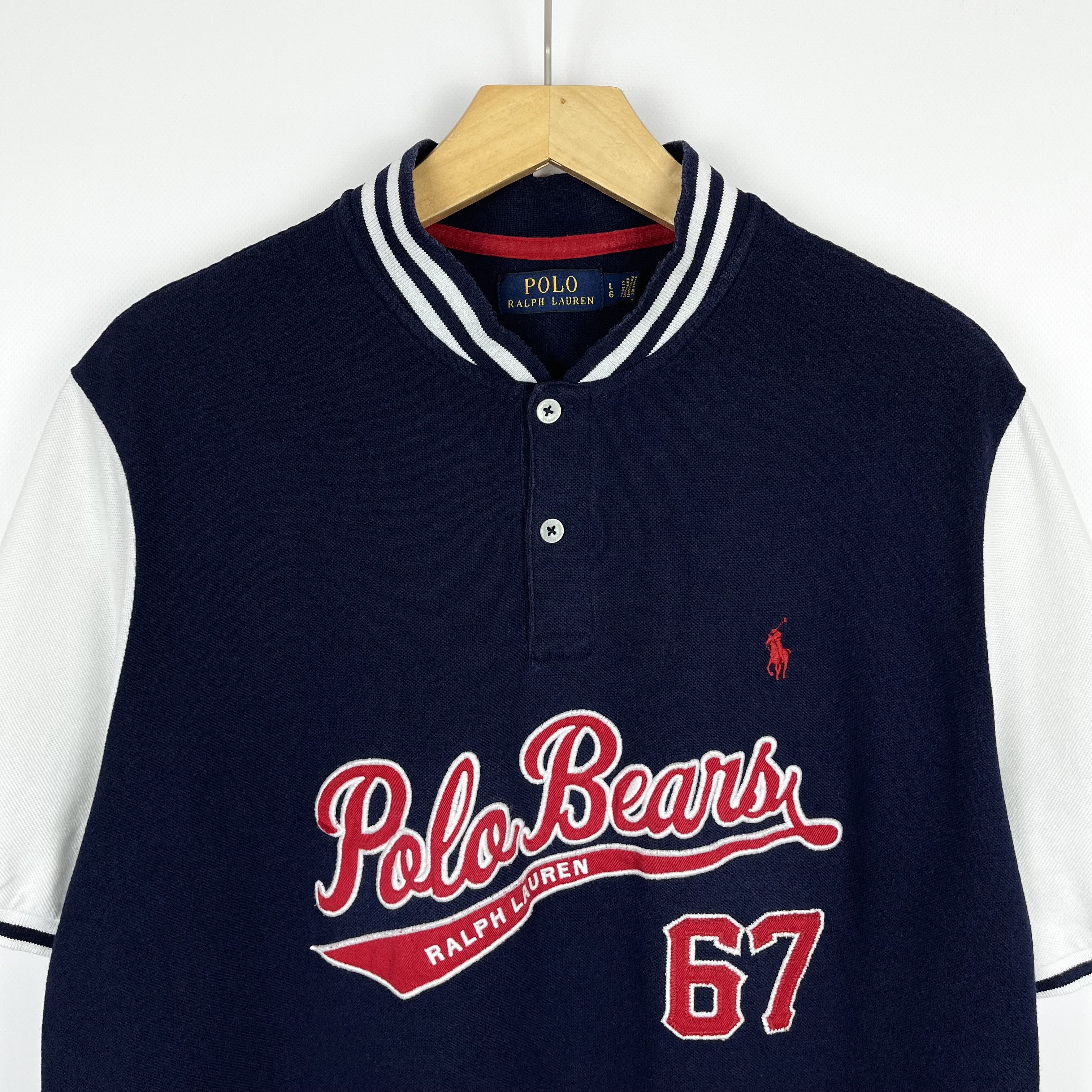 Polo Ralph Lauren Polo Ralph Lauren Polo Bears 67 Big Logo Polo Shirt Size US L / EU 52-54 / 3 - 6 Thumbnail
