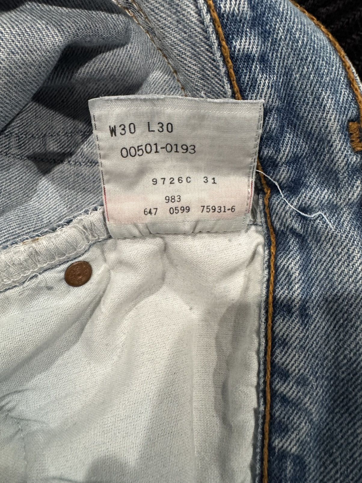 Levi's Vintage Clothing Ryder Studios Vintage Levis Size US 30 / EU 46 - 6 Thumbnail