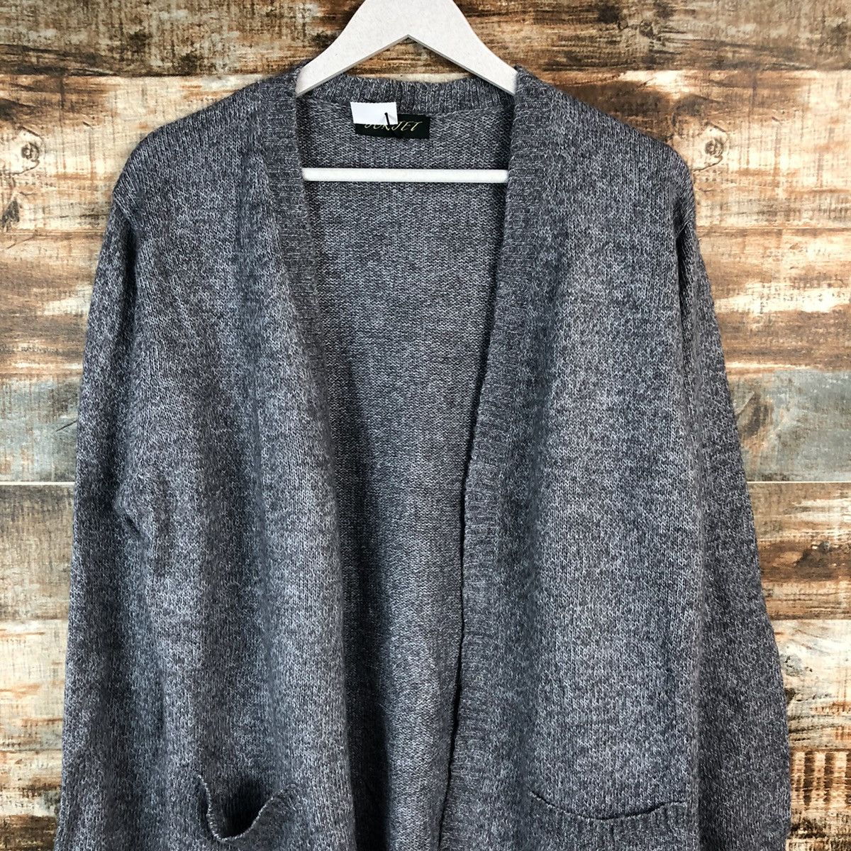 Homespun Knitwear Jorjet vintage Grey sweater Knitwear #A1898 Size US L / EU 52-54 / 3 - 5 Thumbnail