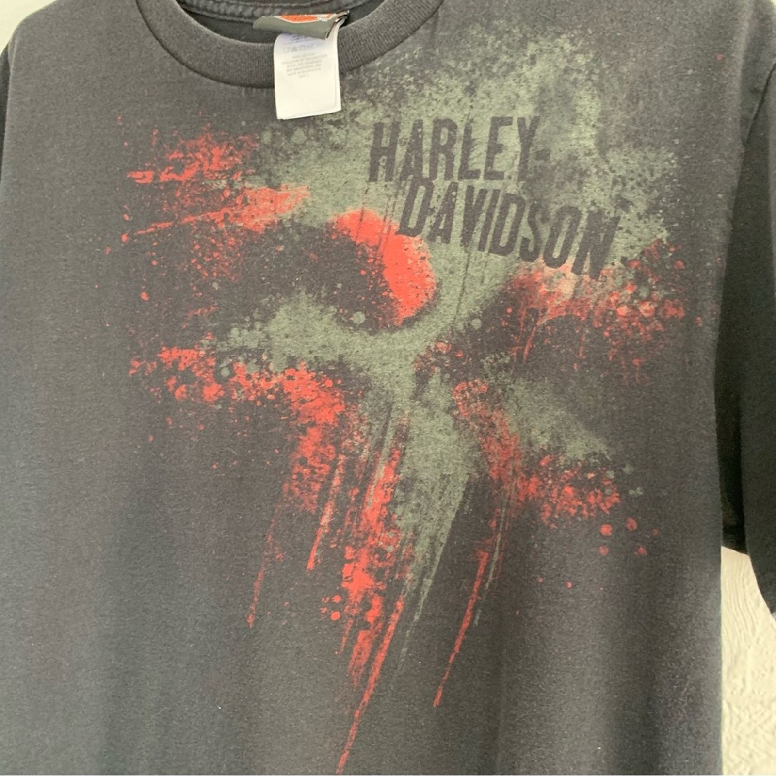 Harley Davidson HARLEY-DAVIDSON GEORGIA SKULL BIKER TEE SHIRT SIZE LARGE Size US L / EU 52-54 / 3 - 2 Thumbnail