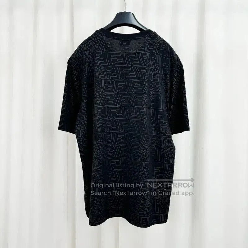 Fendi Fendi Black LOGO Short Sleeve T-Shirt . Size US L / EU 52-54 / 3 - 2 Thumbnail