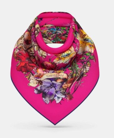 Dior o1w1db11024 Size: OS / D-Millefiori Square Scarf Size ONE SIZE - 3 Thumbnail