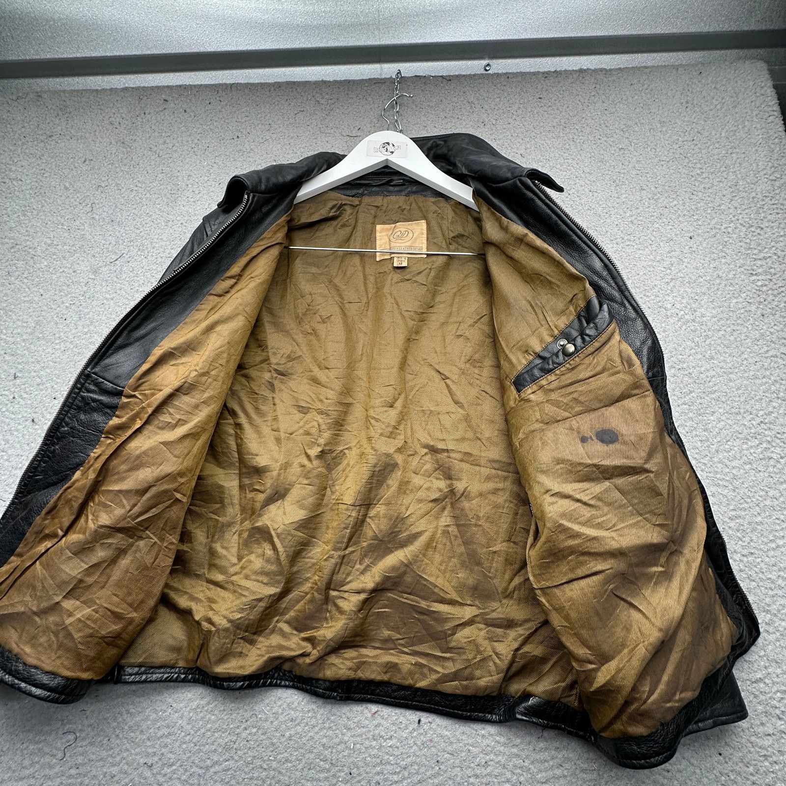 Other GLD Georgetown Leather Design Racer Full Zip Jacket Medium Size US XL / EU 56 / 4 - 10 Thumbnail