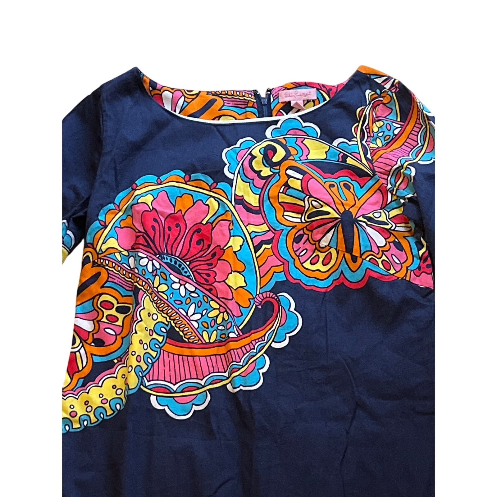 Lilly Pulitzer Lilly Pulitzer Shauna tunic navy Optical confusion size 6 Size M / US 6-8 / IT 42-44 - 3 Thumbnail