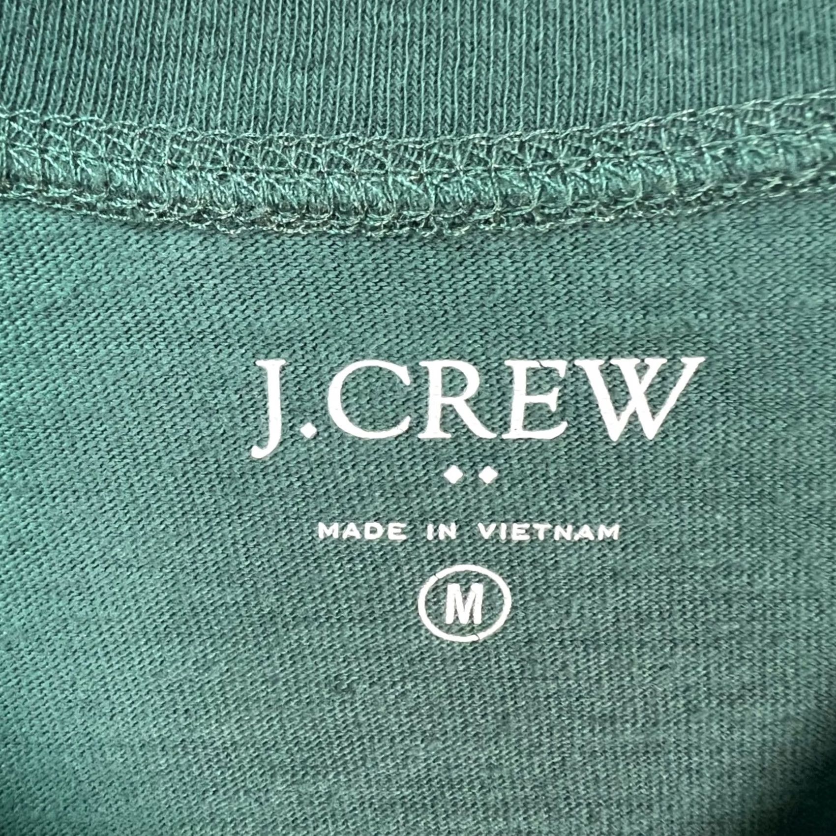 J.Crew J.Crew Mens T-Shirt Long Sleeve Henley 100% Cotton Green Size M Adult Mens Shirt Size US M / EU 48-50 / 2 - 3 Thumbnail