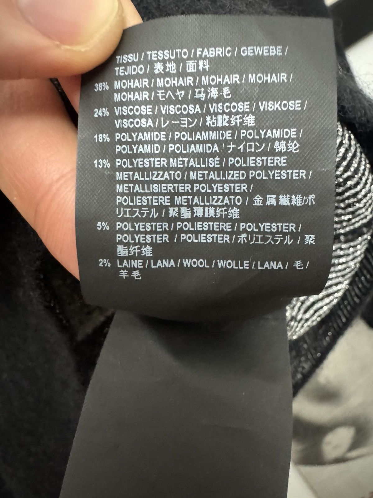 Saint Laurent Paris FW17 Saint Laurent Paris Mohair Knit Handsome Face Designer Size US M / EU 48-50 / 2 - 6 Thumbnail
