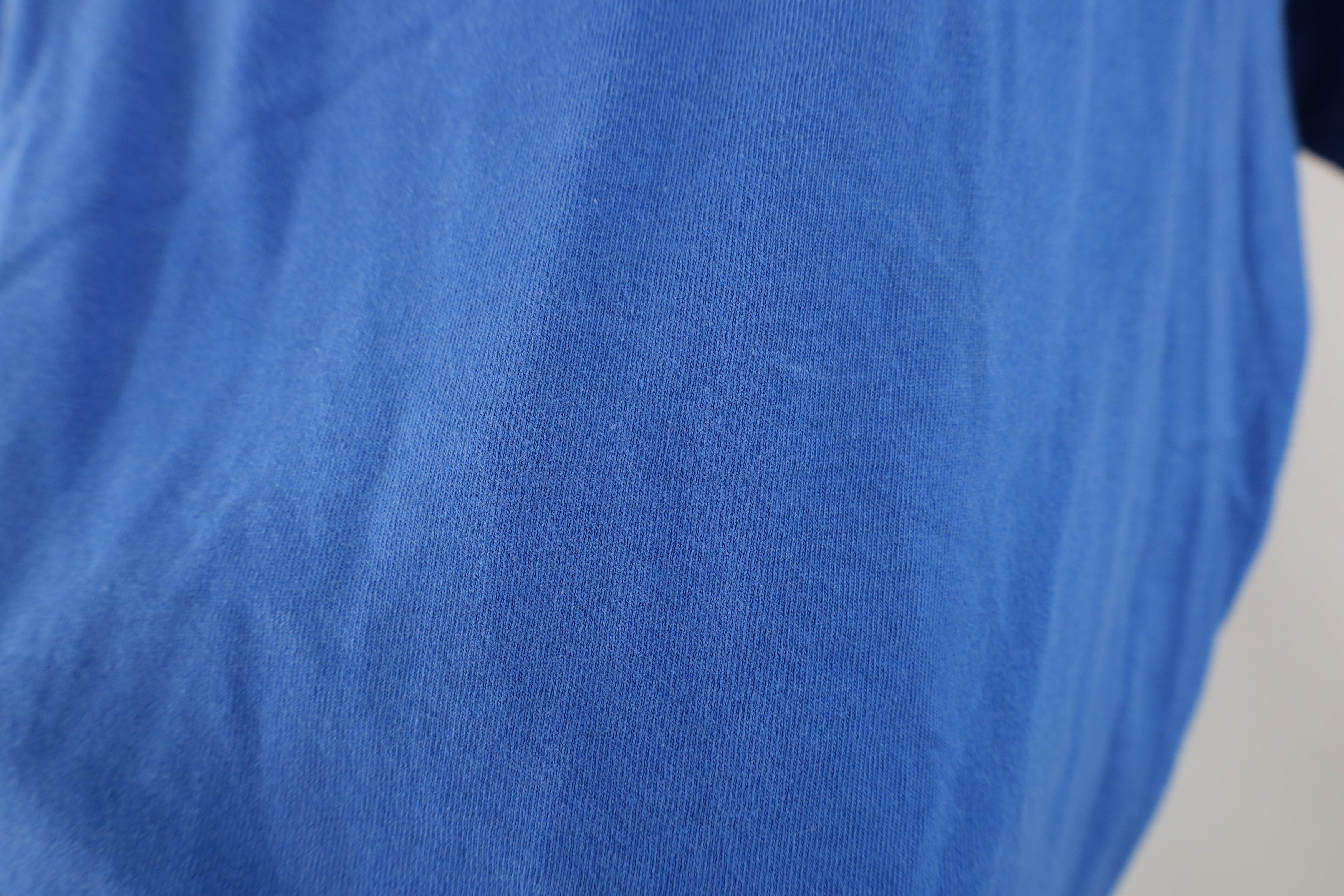 Vintage Vintage 90s Streetwear Heavyweight T-Shirt Royal Blue Size US XL / EU 56 / 4 - 8 Thumbnail