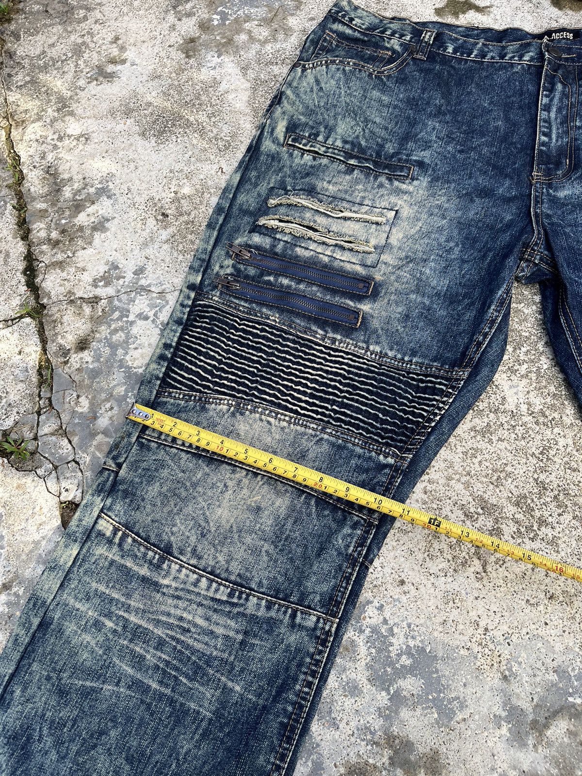 If Six Was Nine × Japanese Brand × Le Grande Bleu (L.G.B.) Baggy Crazy LGB Inspired Denim Size US 38 / EU 54 - 10 Thumbnail