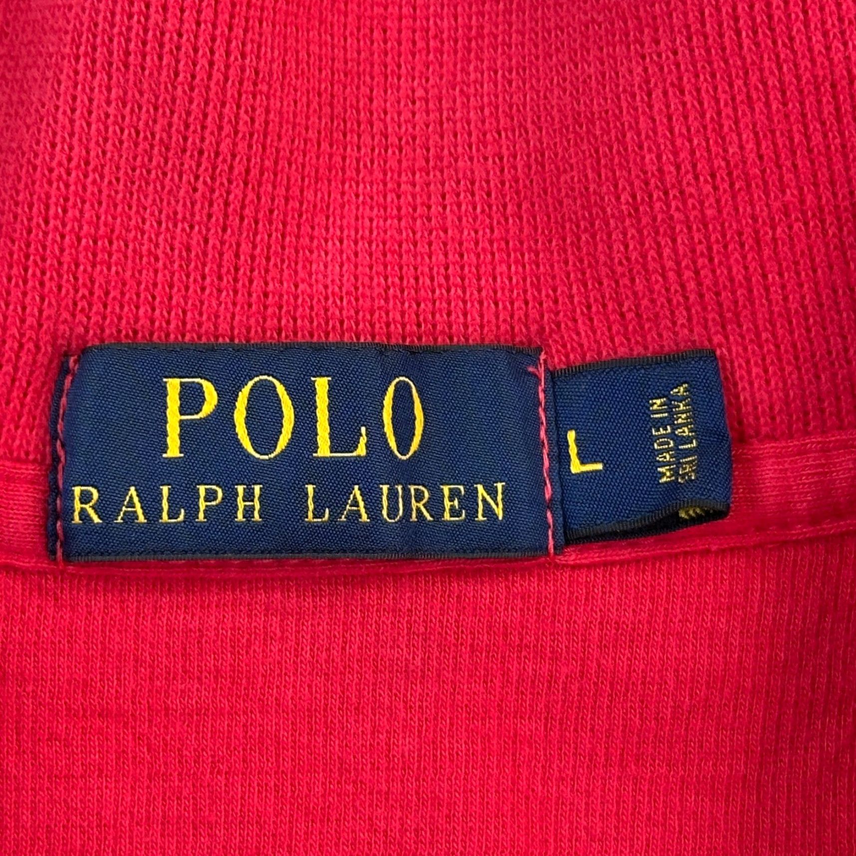 Polo Ralph Lauren Polo Ralph Lauren Sweater Mens Large Red Pink 1/4 Zip Pullover Golf Casual Size US L / EU 52-54 / 3 - 6 Thumbnail