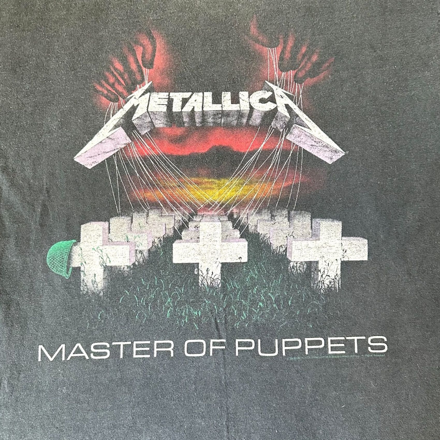 Vintage VINTAGE Metallica Shirt Adult M Black Master of Puppets Heavy Mens Y2K Band T-Shirt Short Sleeve Crew Neck Cotton Jersey Classic 90s Size US M / EU 48-50 / 2 - 2 Thumbnail