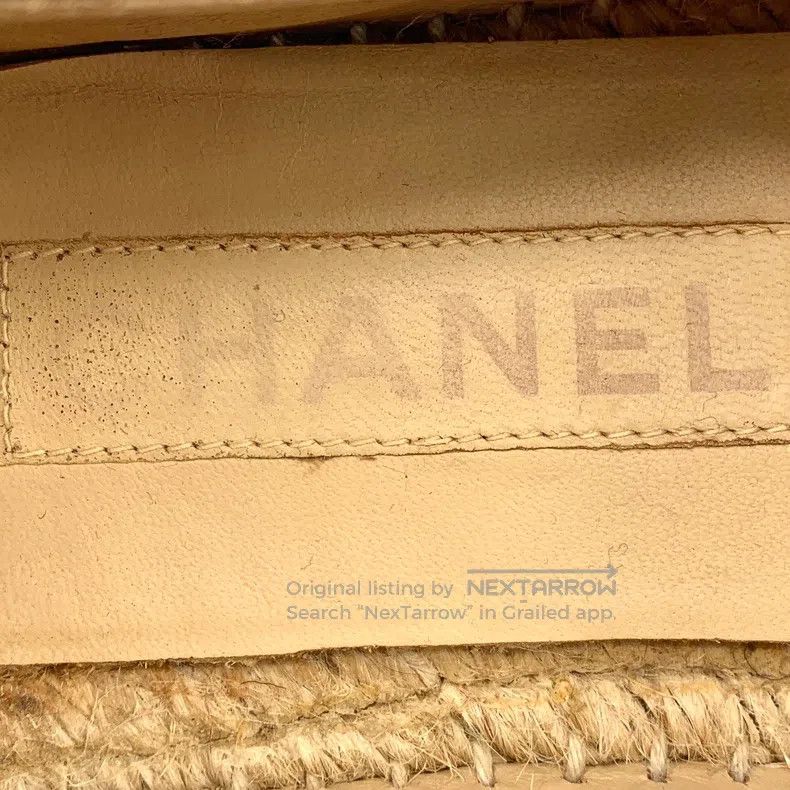 Chanel Chanel Blue logo embroidered casual one-pedal fisherman sh Size US 5.5 / IT 35.5 - 8 Thumbnail