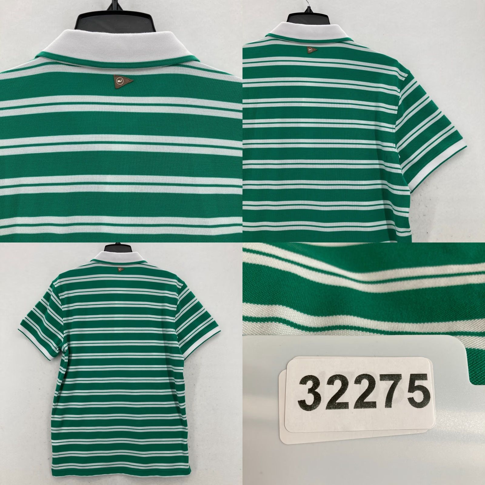 Vineyard Vines Vineyard Vines Performance Polo Shirt Mens Medium Green Blue Striped Preppy Golf Size US M / EU 48-50 / 2 - 8 Thumbnail