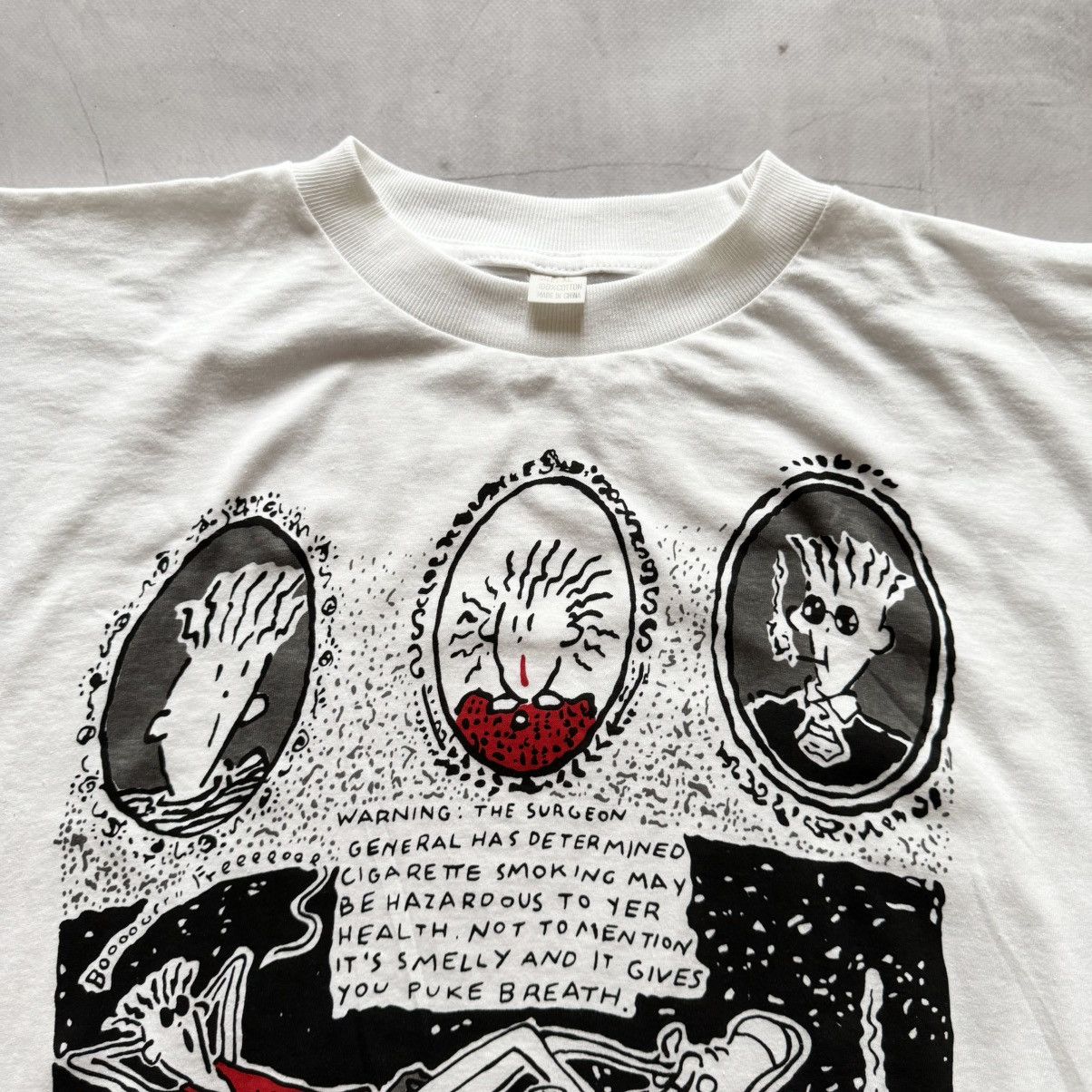 Hysteric Glamour 80s Fido Dido Big Logo Cartoon Comics T-Shirt Size US XL / EU 56 / 4 - 4 Thumbnail