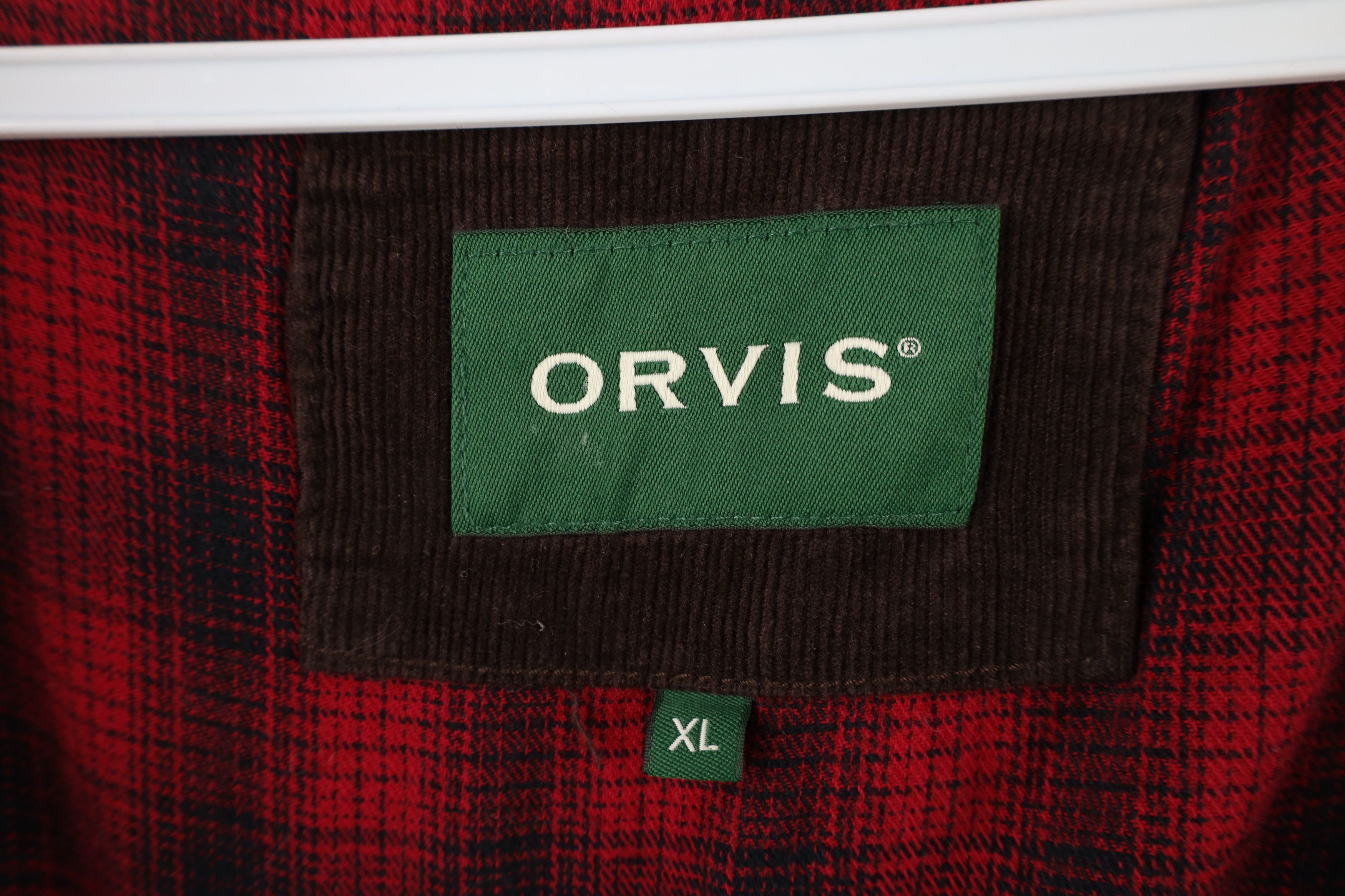 Orvis × Vintage Vintage Orvis Lined Canvas Chore Barn Jacket Olive Green Size US XL / EU 56 / 4 - 10 Thumbnail