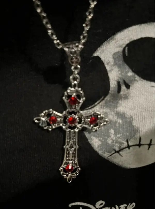 Jewelry Katsuragi x Kino Gothic Crucifix Pendant Necklace Size ONE SIZE - 6 Thumbnail