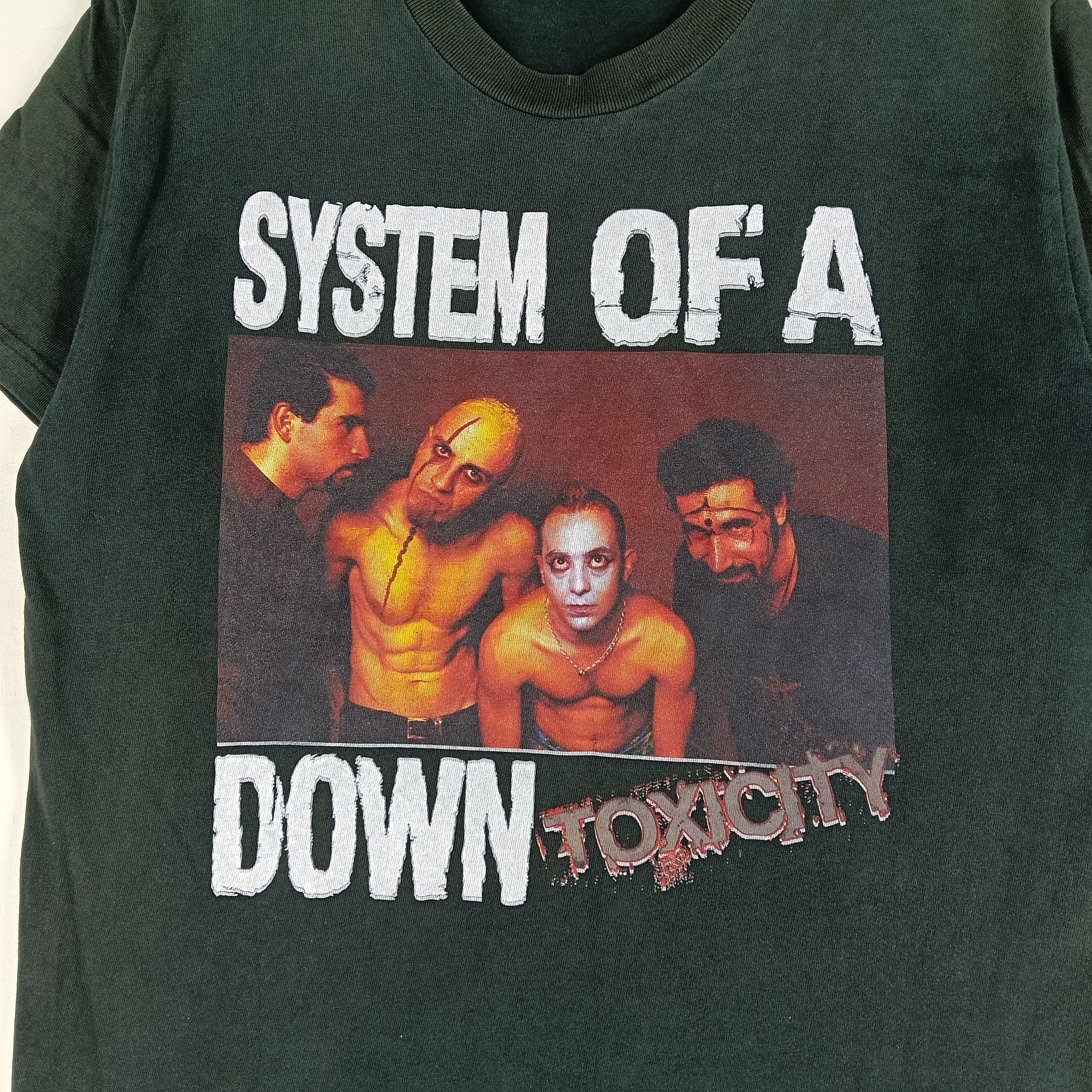 Vintage Vintage System Of A Down Band T Shirt Size US M / EU 48-50 / 2 - 7 Thumbnail