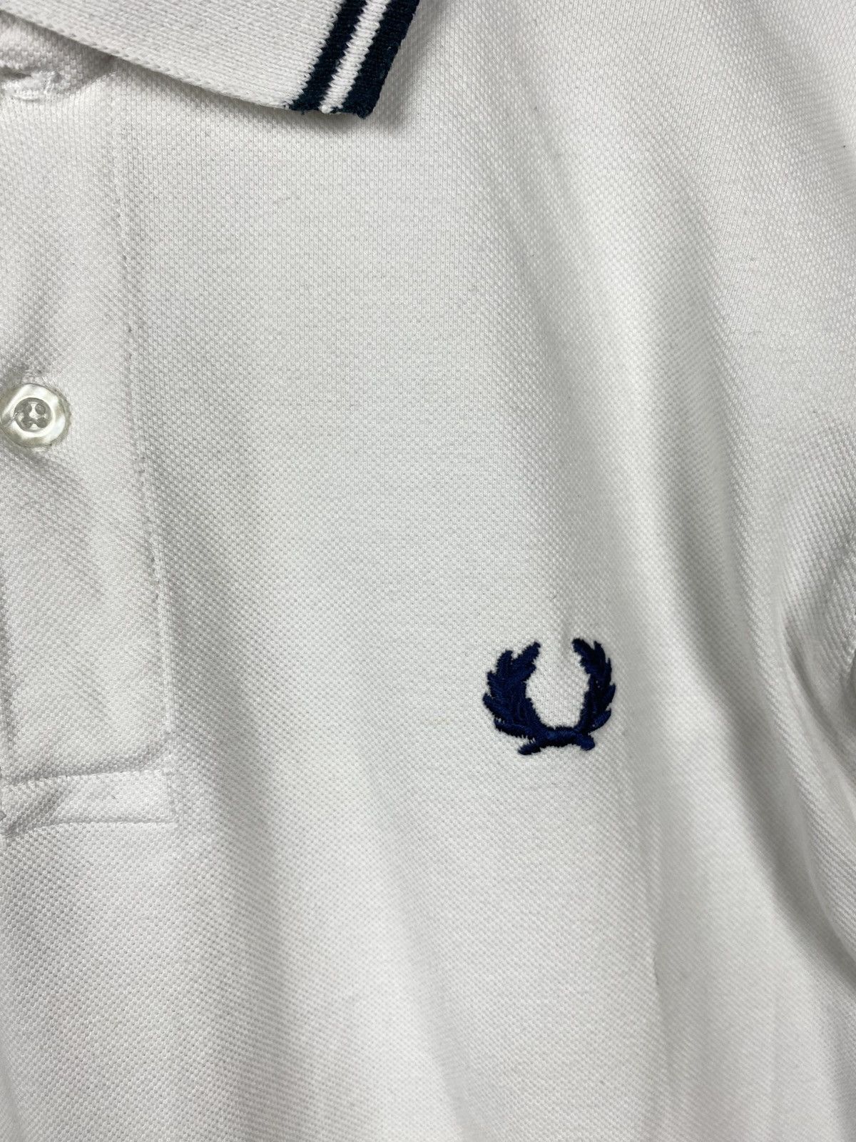 Fred Perry 🍃Vintage 90s Sweatshirt Long Sleeve Fred Perry Striped Tee🍃 Size US S / EU 44-46 / 1 - 10 Thumbnail