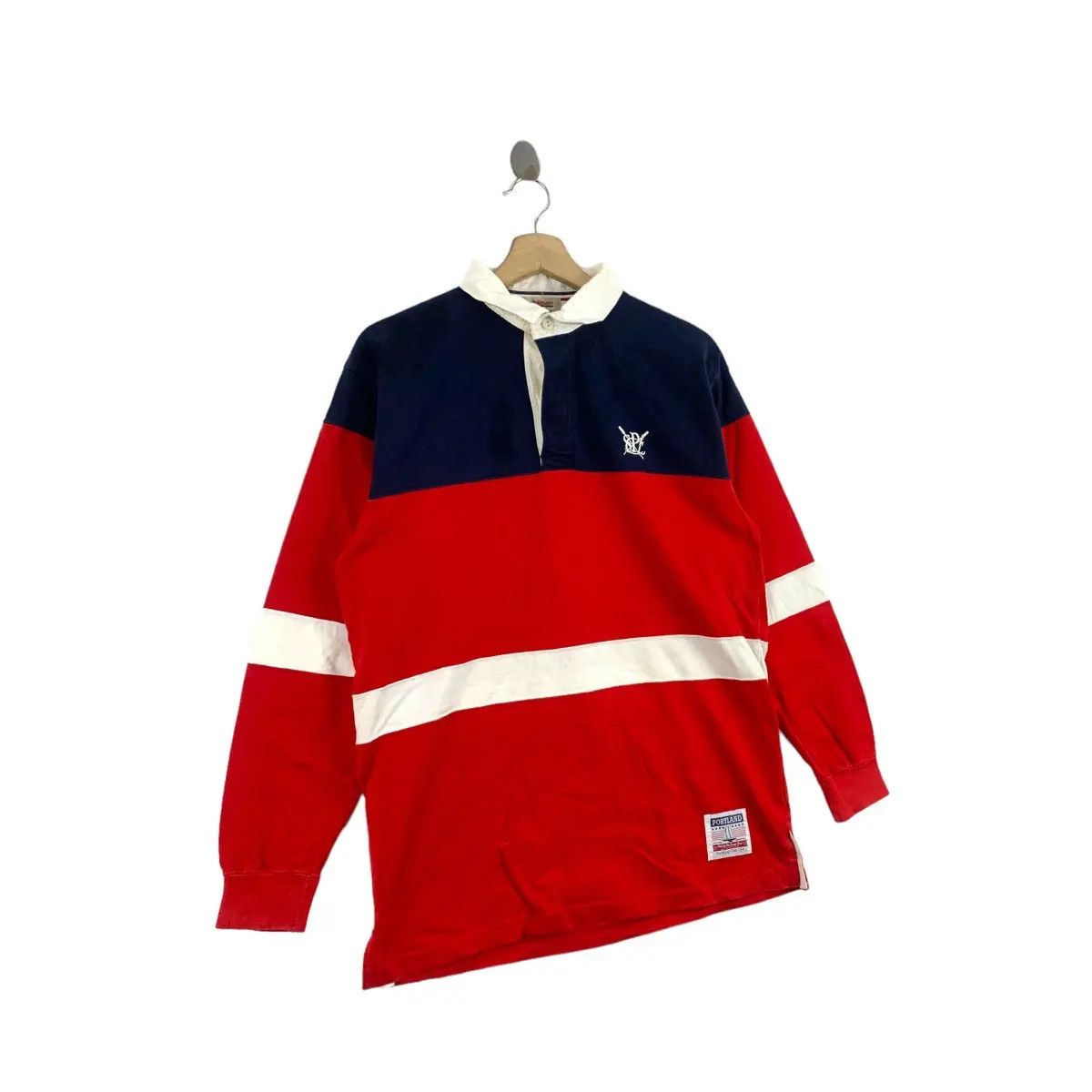 Vintage Vintage 90’ PORTLAND YACHTING CLUB Rugby Polo Tee Shirt Top Size US M / EU 48-50 / 2 - 5 Thumbnail