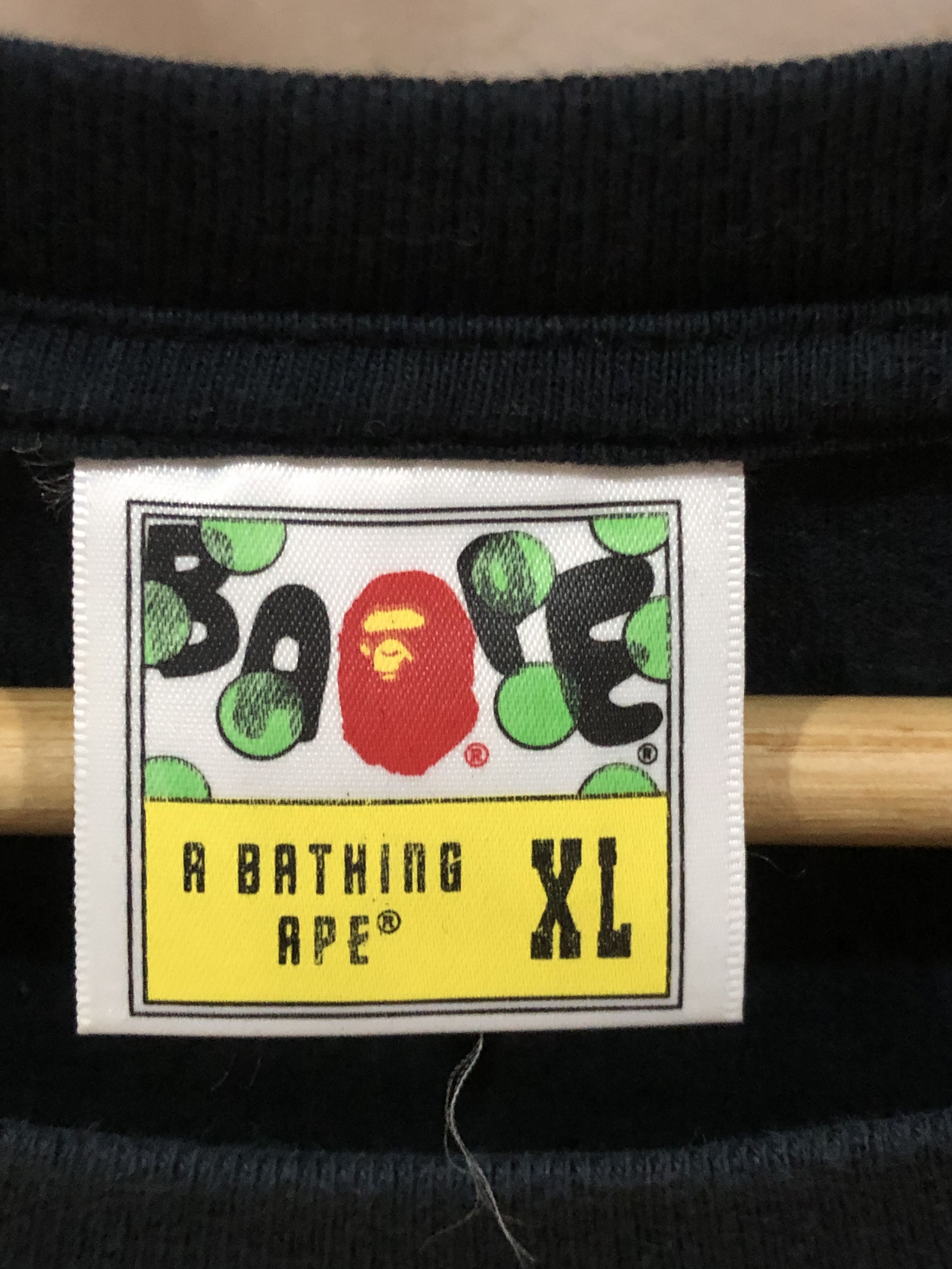 Bape BAPE Neon By Bathing Ape Tee Black Size US XL / EU 56 / 4 - 3 Thumbnail