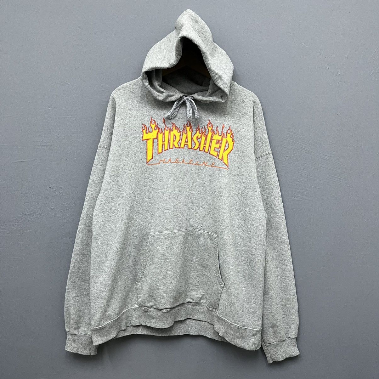 Thrasher Skateboard Magazine Flames Hoodie