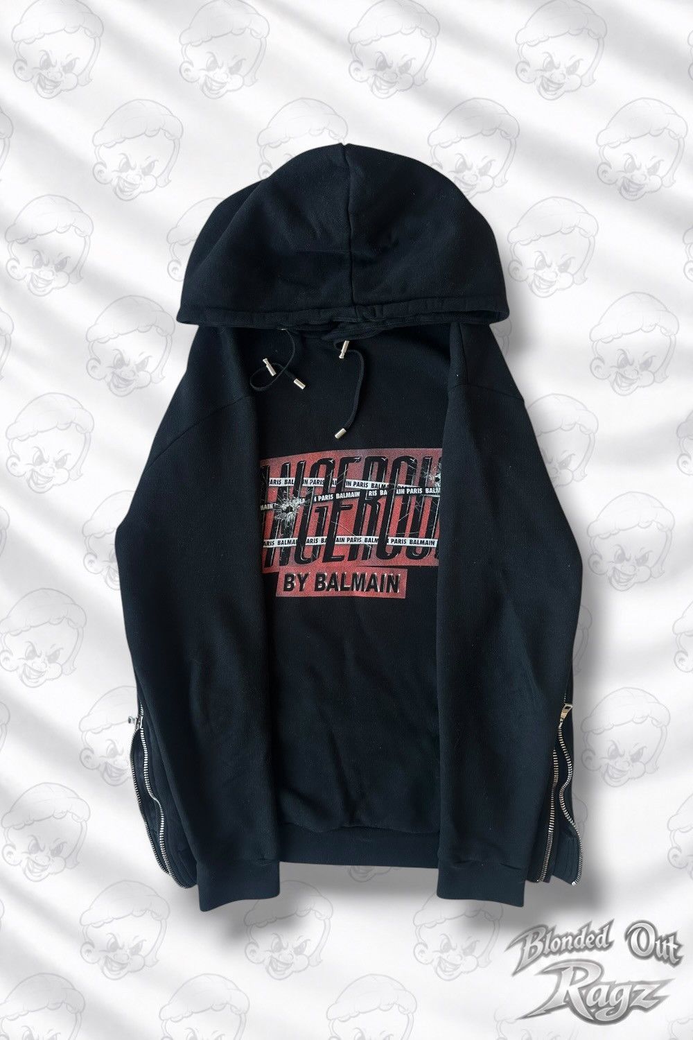 Balmain Balmain Dangerous Zippers Hoodie Black Size US M / EU 48-50 / 2 - 1 Thumbnail