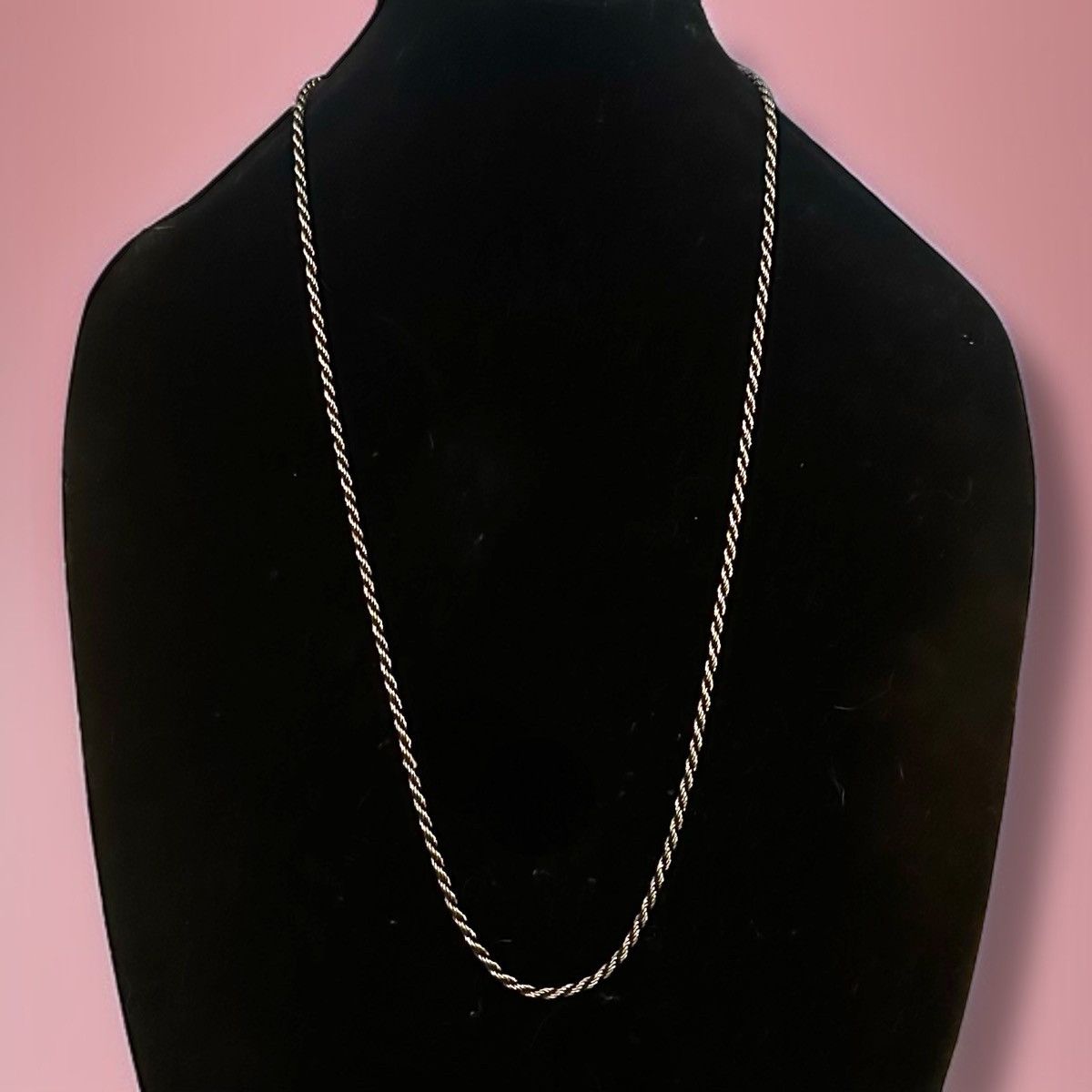 Vintage Vintage gold and black rope chain necklace Size ONE SIZE - 1 Thumbnail