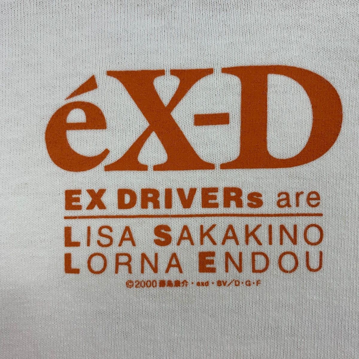 Anime × Japanese Brand × Vintage Vintage EX-DRIVER THE MOVIE anime tee shirt Size US M / EU 48-50 / 2 - 10 Thumbnail