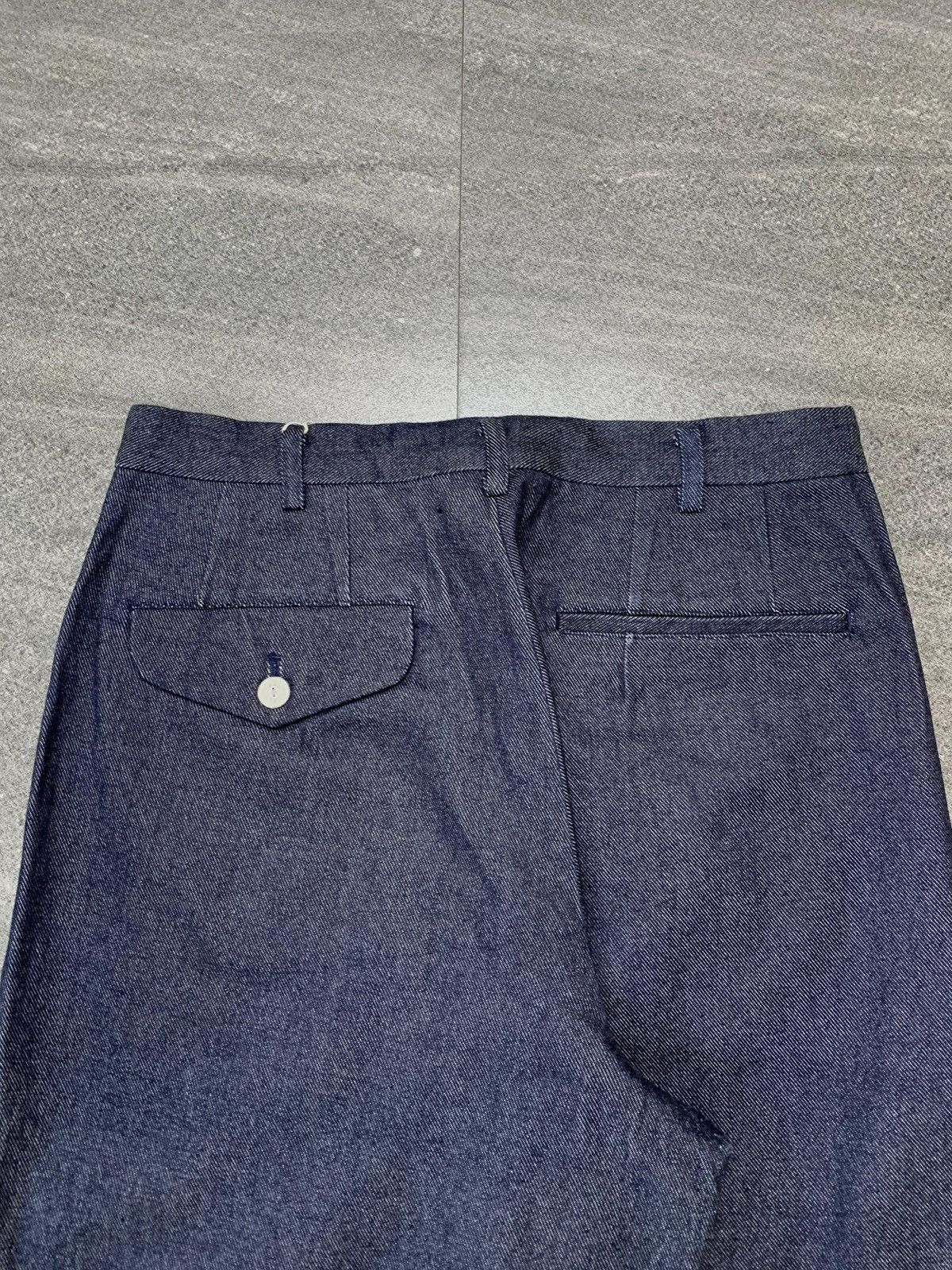 Comme des Garcons Homme FREE TAX! BNWT 90s Indigo Denim Trousers - 30” Size US 30 / EU 46 - 9 Thumbnail