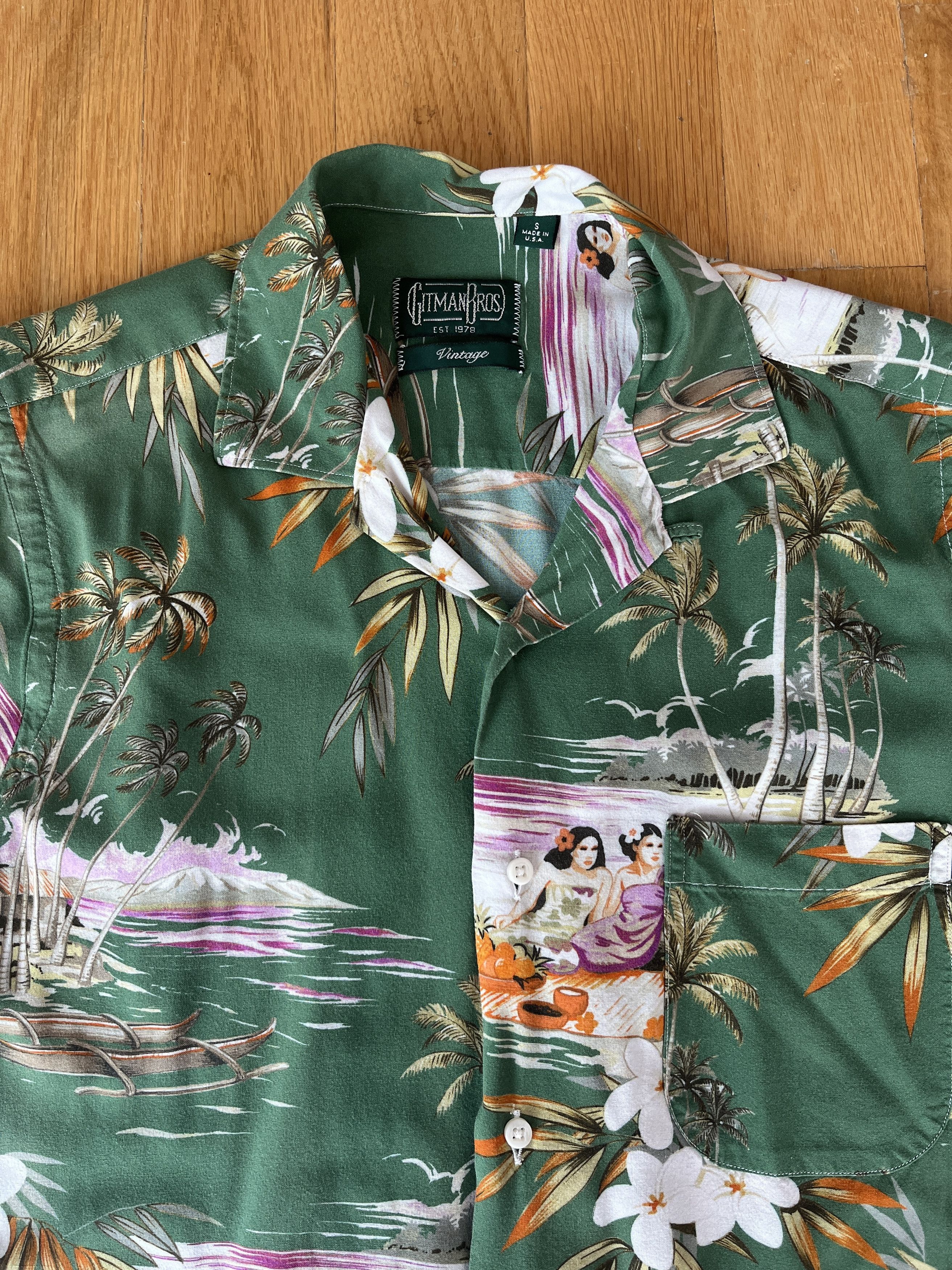 Gitman Bros. Vintage Gitman Vintage Hawaiian Shirt Size US S / EU 44-46 / 1 - 2 Thumbnail