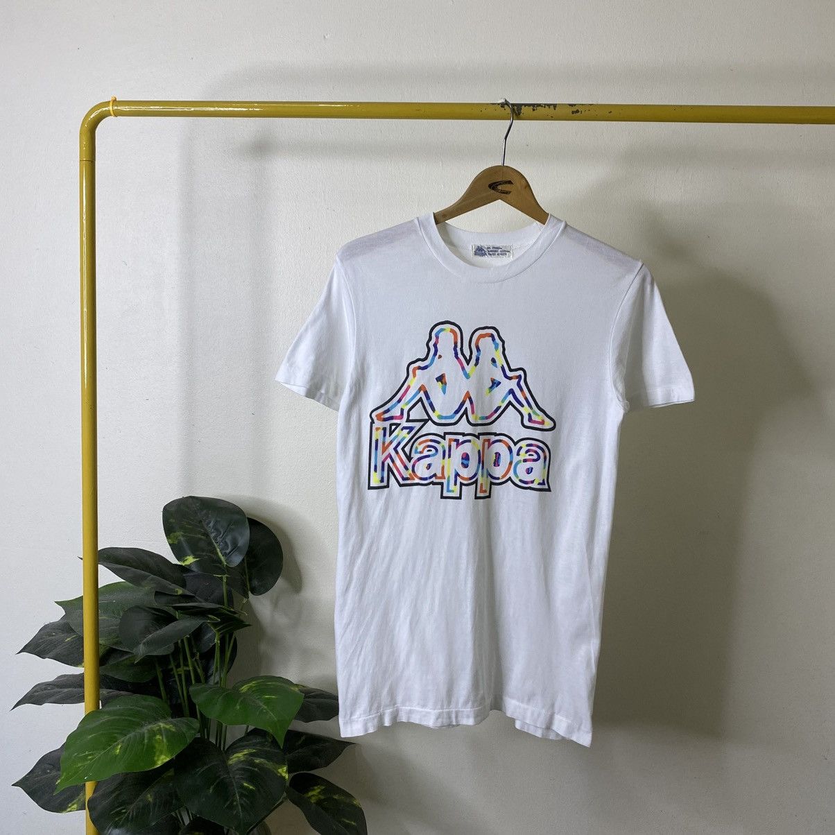 Kappa Vintage 1990s Kappa Multicolour Big Logo T Shirt Size US S / EU 44-46 / 1 - 1 Thumbnail