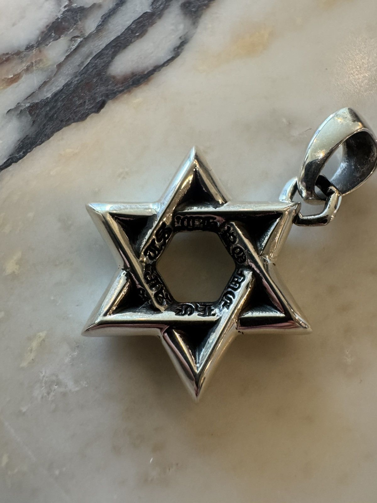 Chrome Hearts Chrome Hearts Sterling Silver Star of David Charm Pendant Size ONE SIZE - 4 Thumbnail