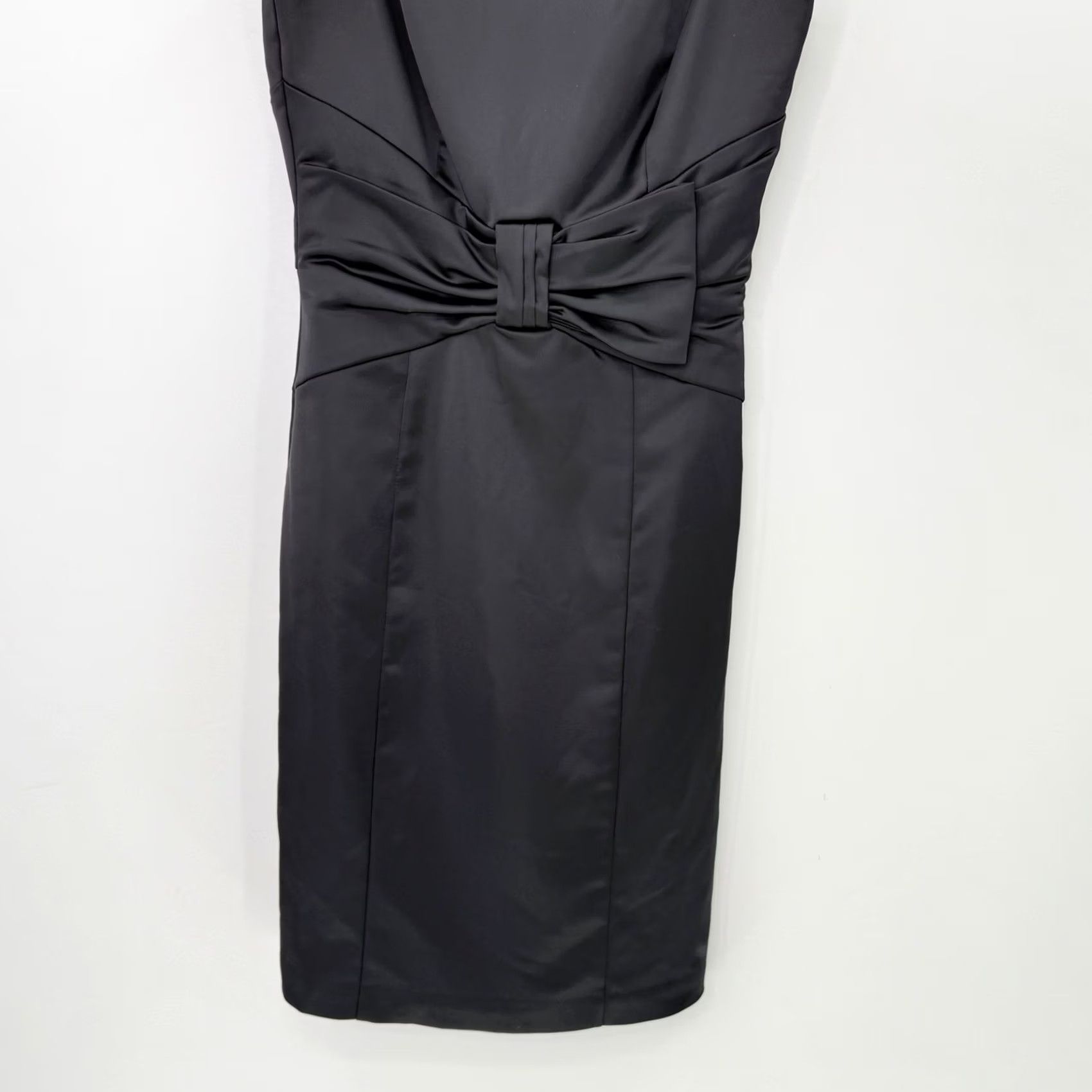 White House Black Market VINTAGE? No. White House Black Market Black Sleeveless Sheath Dress Bow Detail Size 0 Size XS / US 0-2 / IT 36-38 - 4 Thumbnail