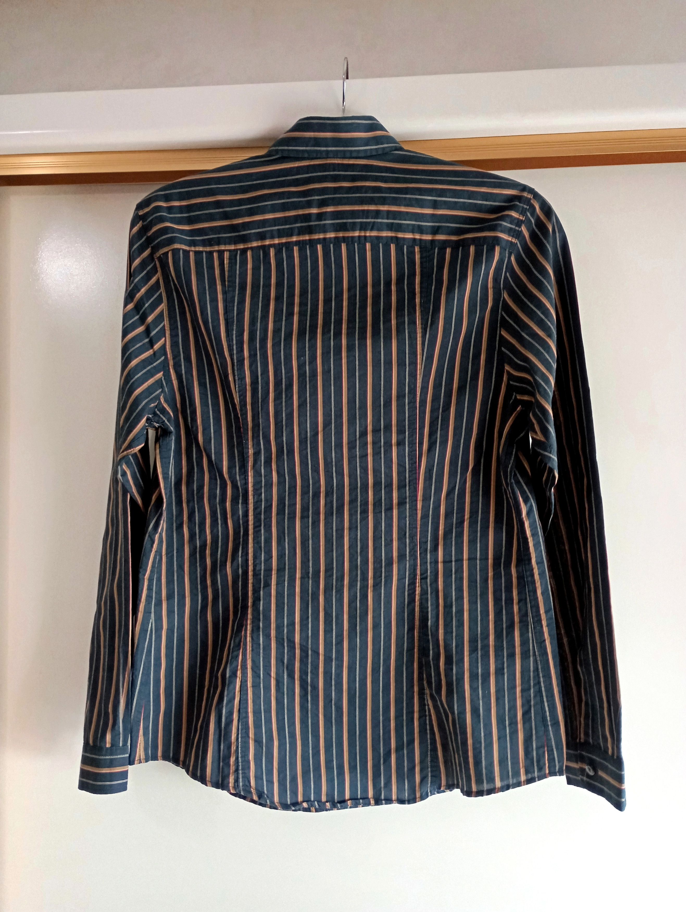 Armani Armani Jeans vintage designer striped shirt Size US M / EU 48-50 / 2 - 6 Thumbnail