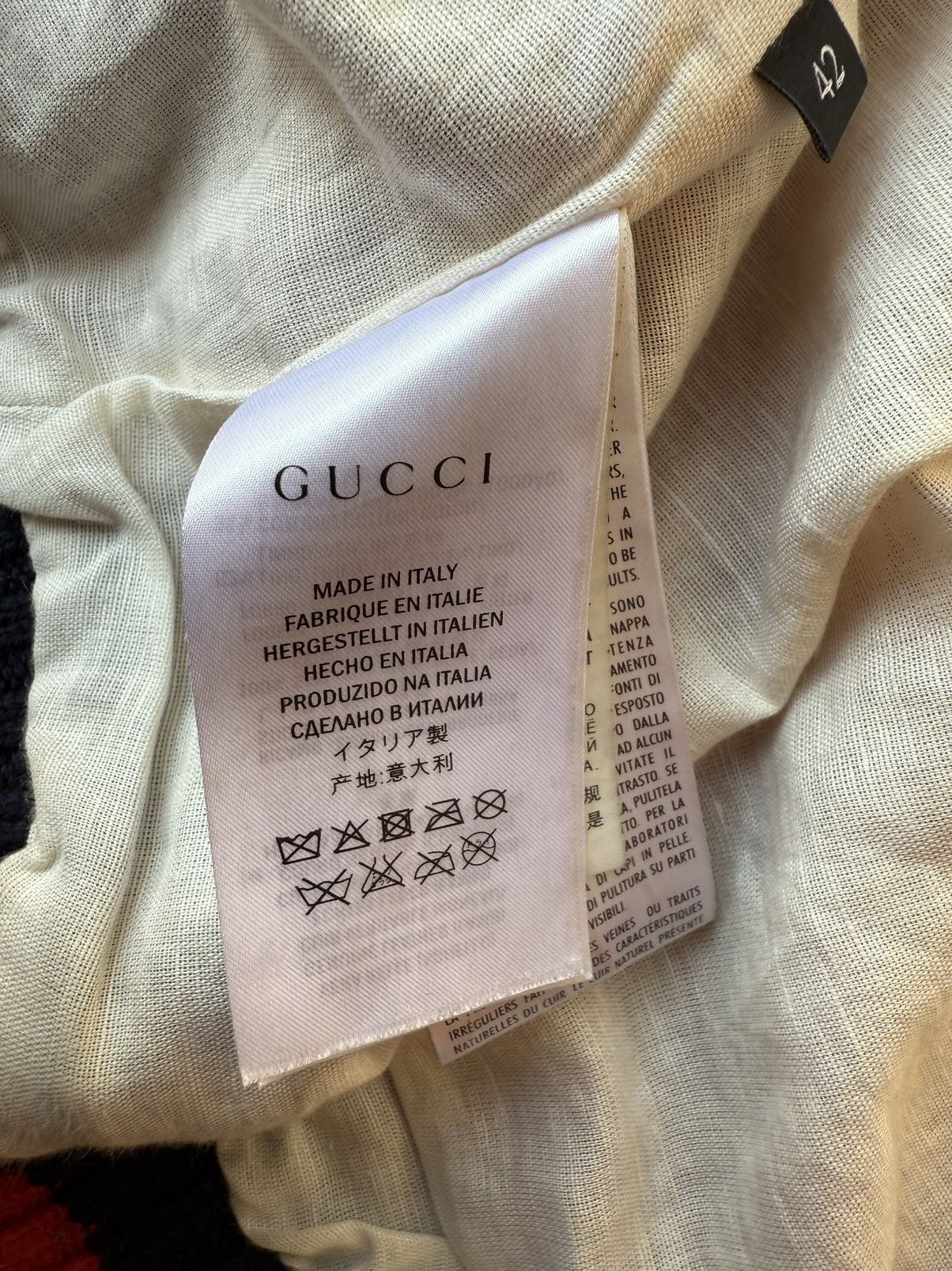 Gucci Gucci Red Leather Firefly Jacket – Pre-Fall 2016 Size M / US 6-8 / IT 42-44 - 9 Thumbnail