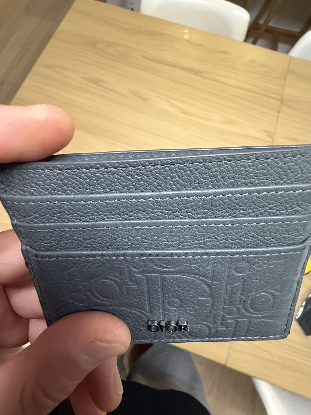 Dior Dior Card Holder Gradient Dior Gravity Leather Size ONE SIZE - 6 Thumbnail